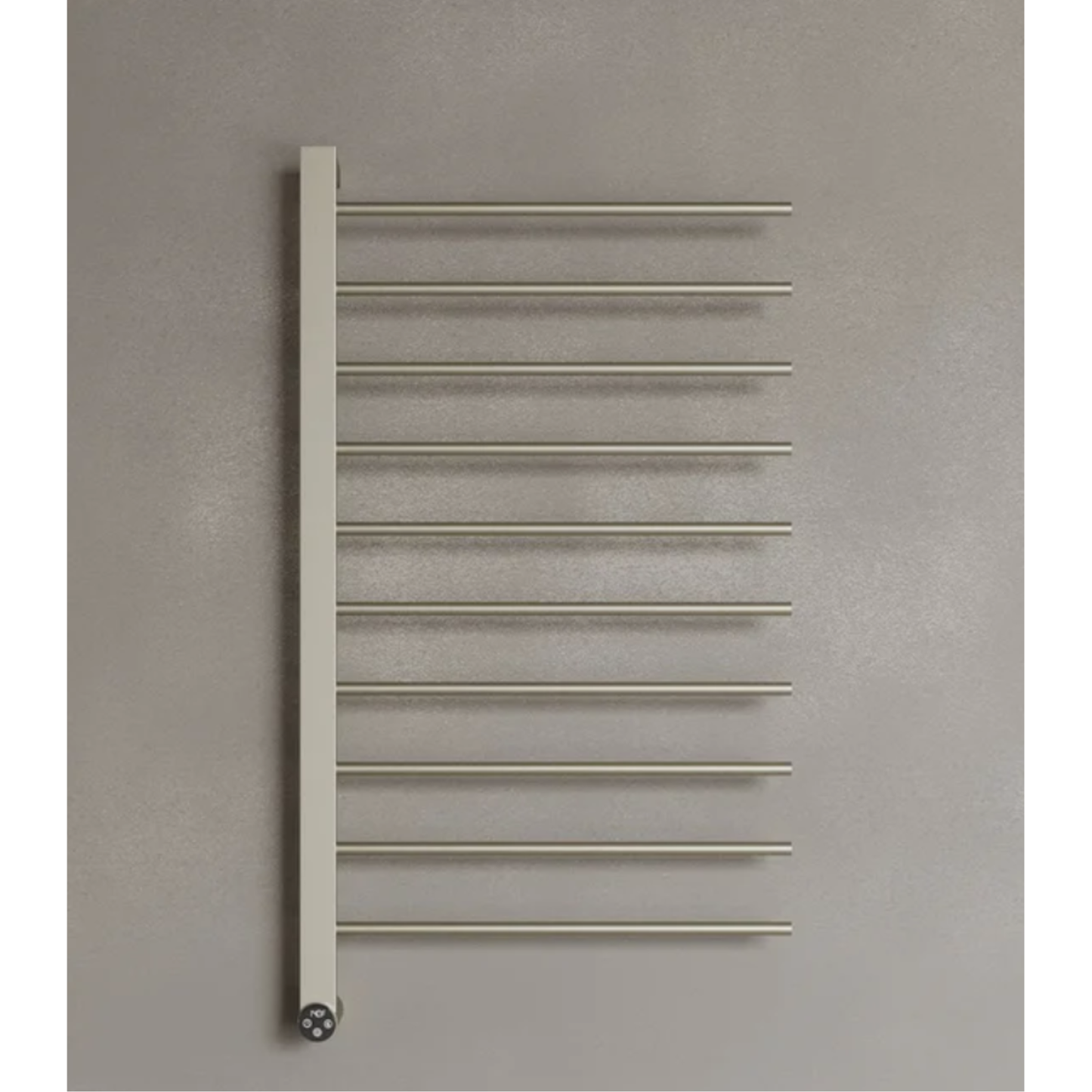 ELEMENTO BATH | WALL-MOUNTED 10 ROD HEATED TOWEL RACK WITH DIGITAL DISPLAY | $696.47 - $787.59