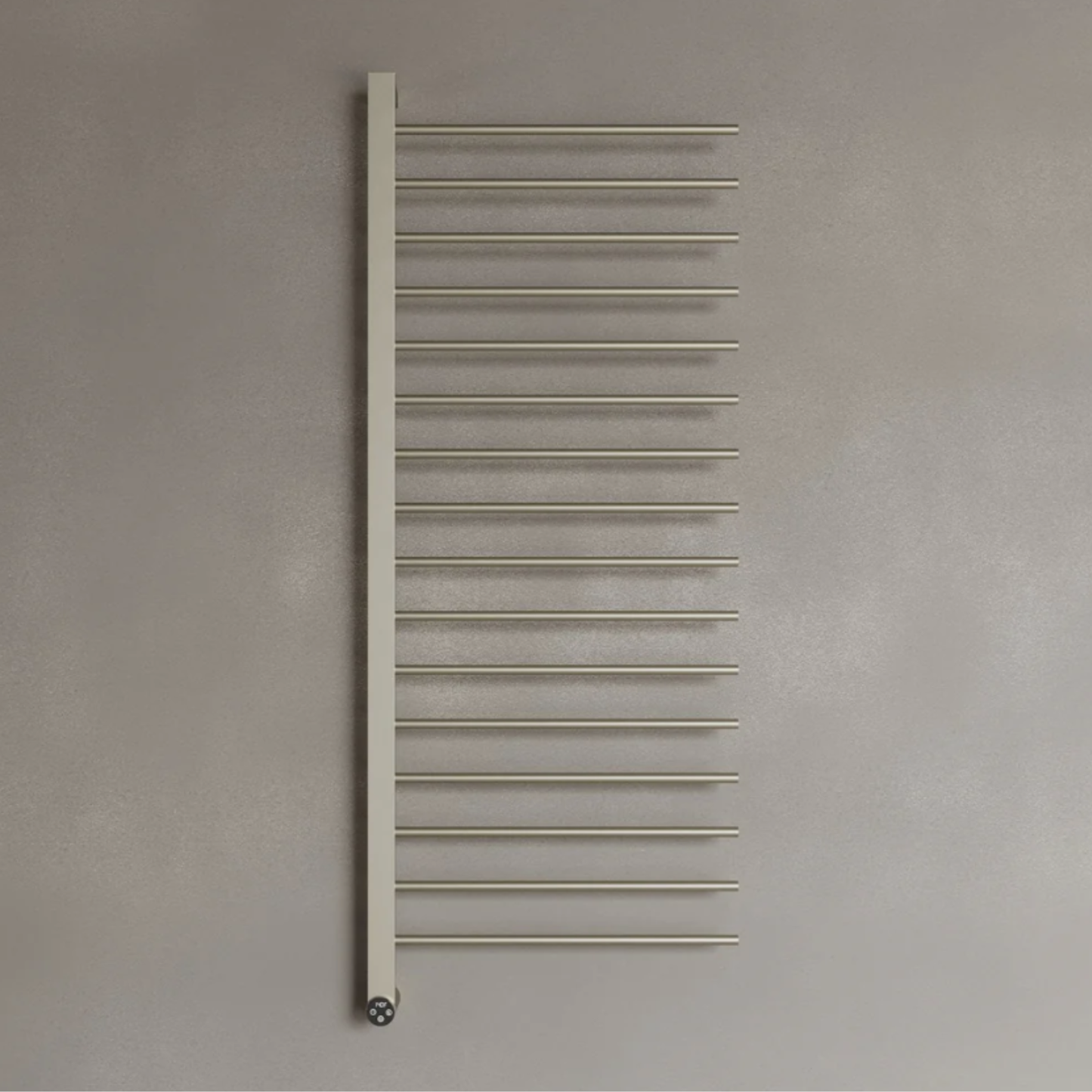 ELEMENTO BATH | WALL-MOUNTED 16 ROD HEATED TOWEL RACK WITH DIGITAL DISPLAY | $1,013.58 - $1,221.35