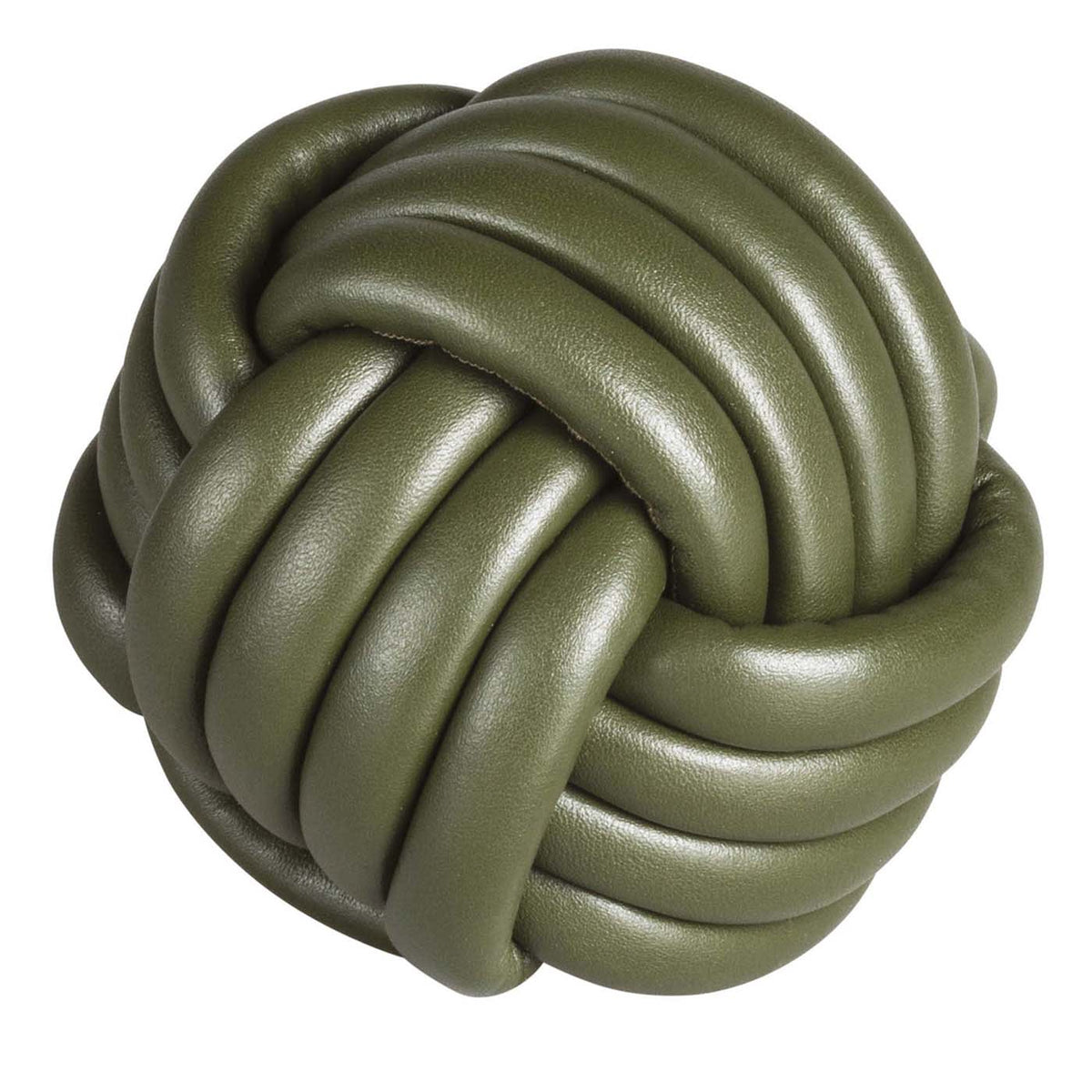 Giobagnara Nodo Green Leather Paperweight