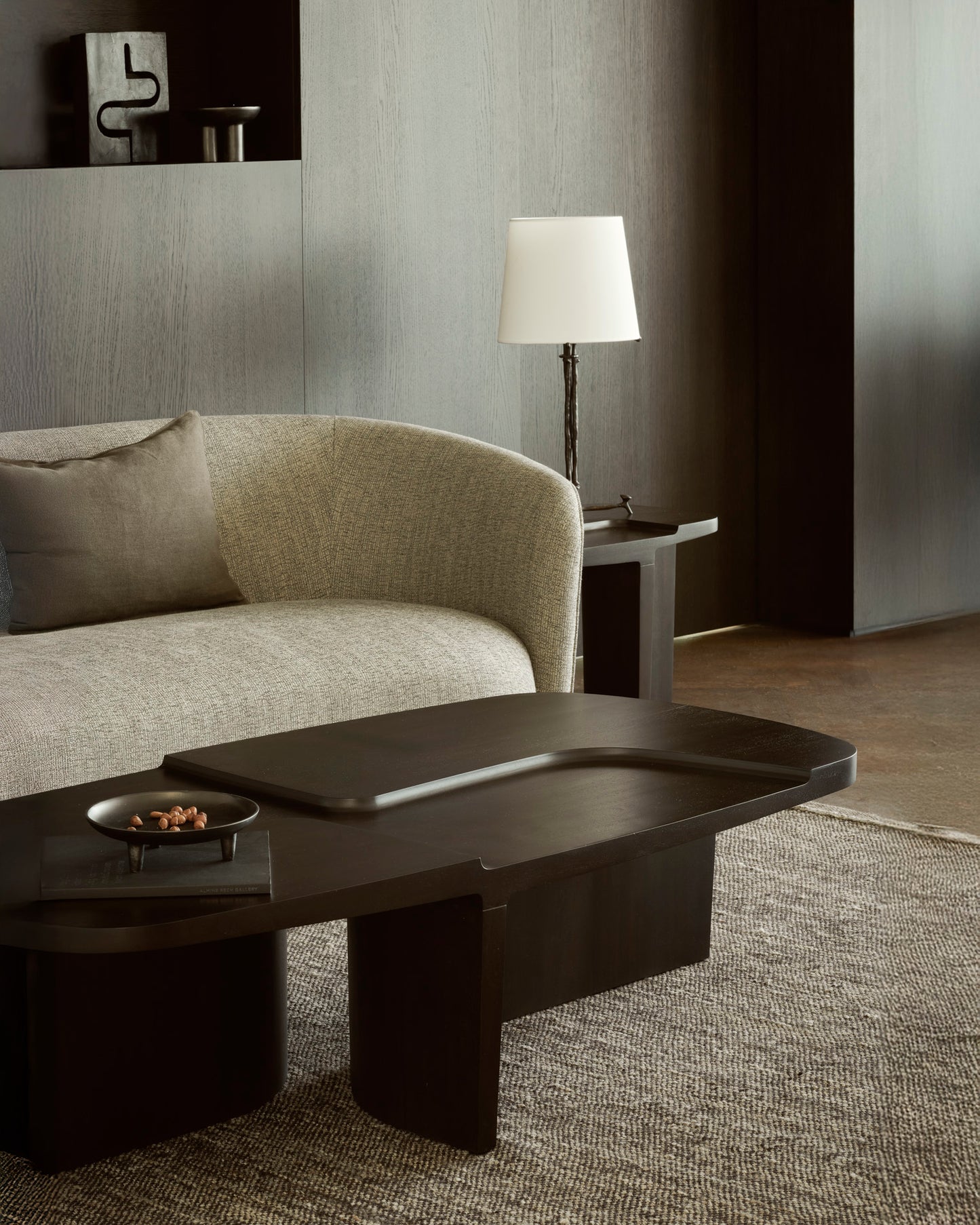 ETHNICRAFT BRUTALIST COFFEE TABLE - MAHOGANY ROSE BROWN | $2,289.00