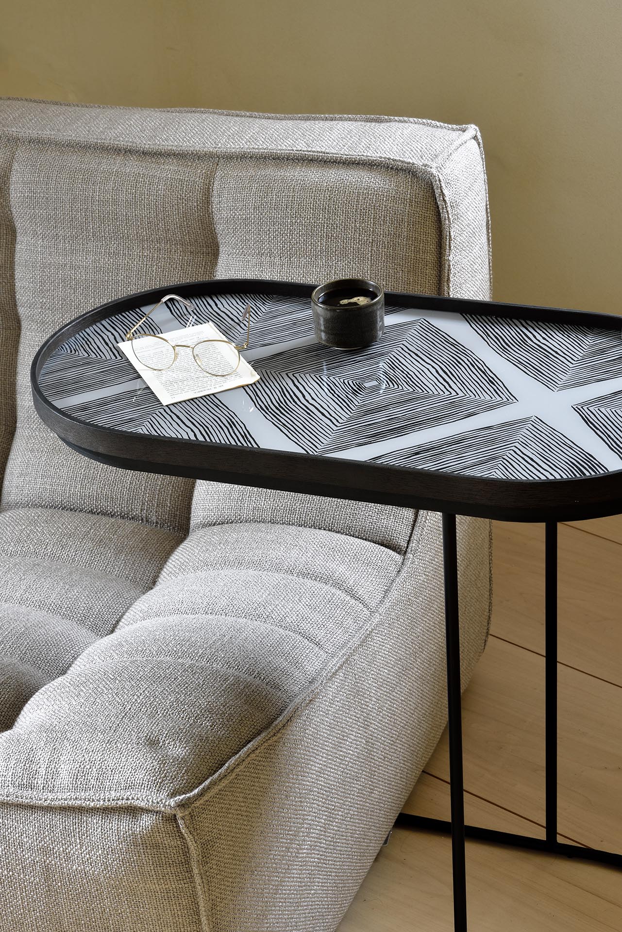 ETHNICRAFT OBLONG TRAY SIDE TABLE| $349.00