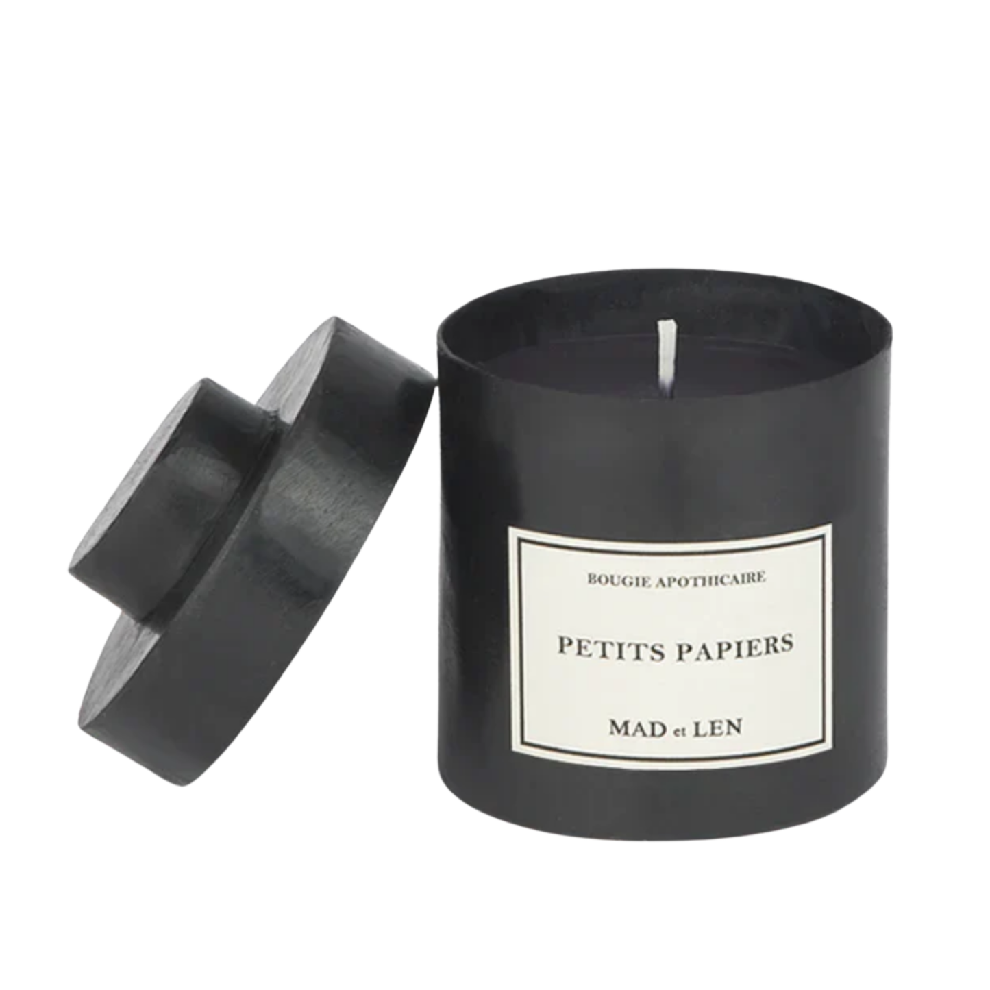 MAD ET LEN I SCENTED CANDLE PETITS PAPIERS, BLACK WAX I $145.00