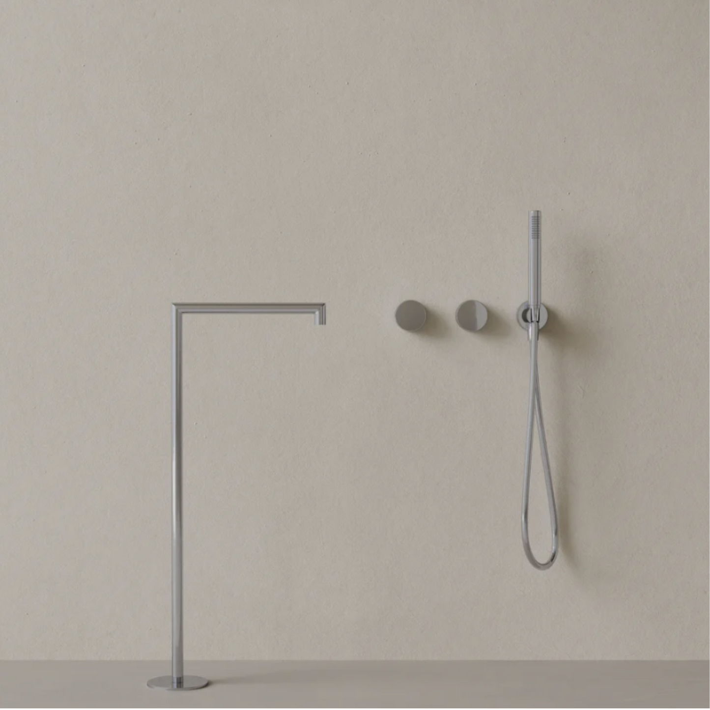 ELEMENTO BATH | SQUARE FLOOR-MOUNTED BATHTUB FILLER | $2,270.55