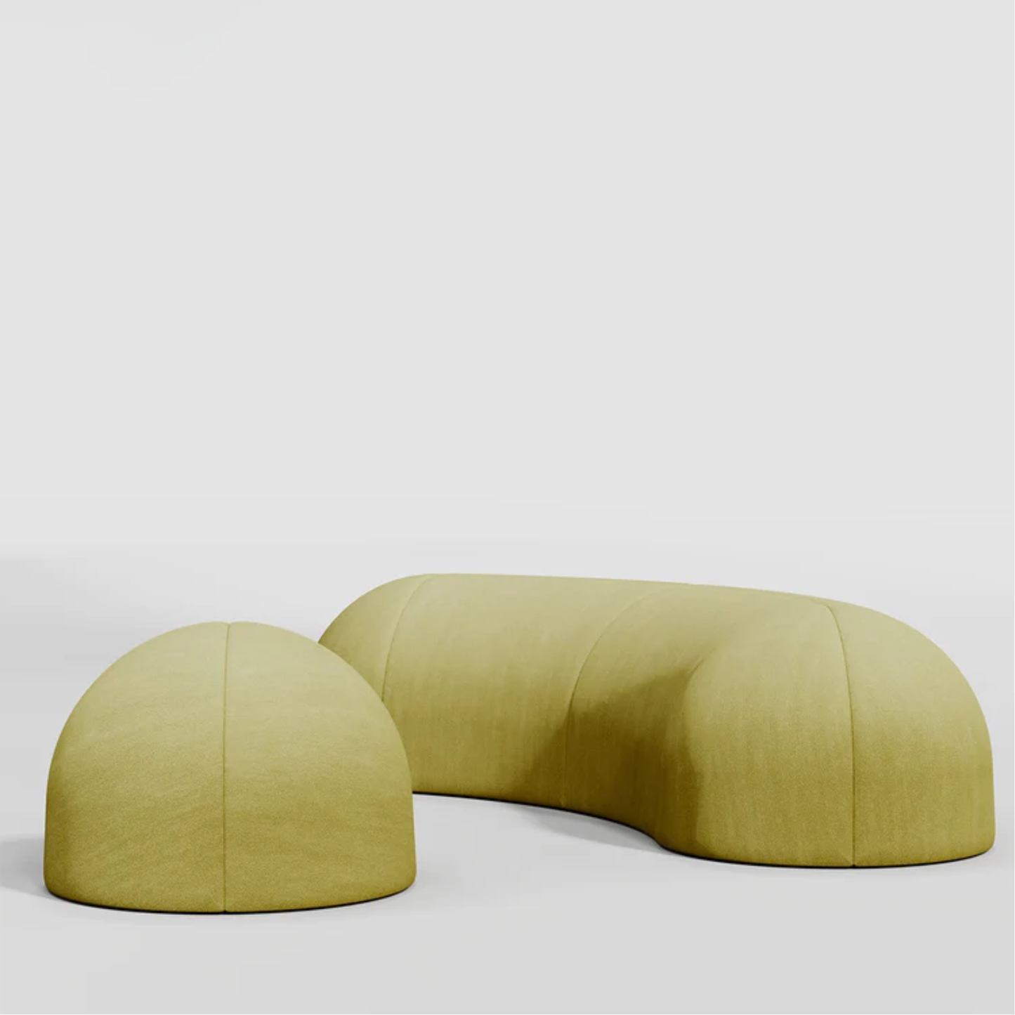 SECOLO | NUBA COTTON LIMED OAK POUF | $3,015