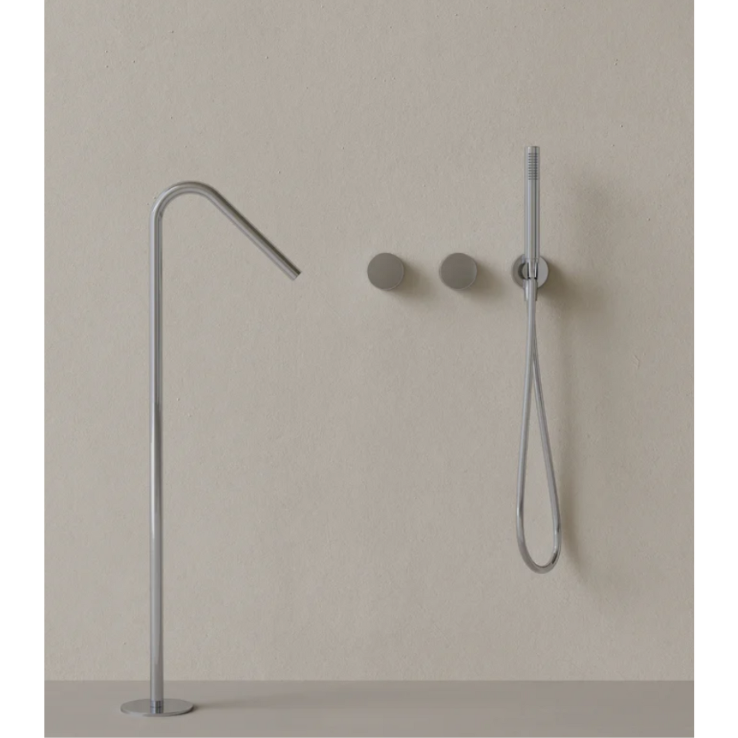ELEMENTO BATH | ANGLED FLOOR MOUNTED BATHTUB FILLER | $2,270.55