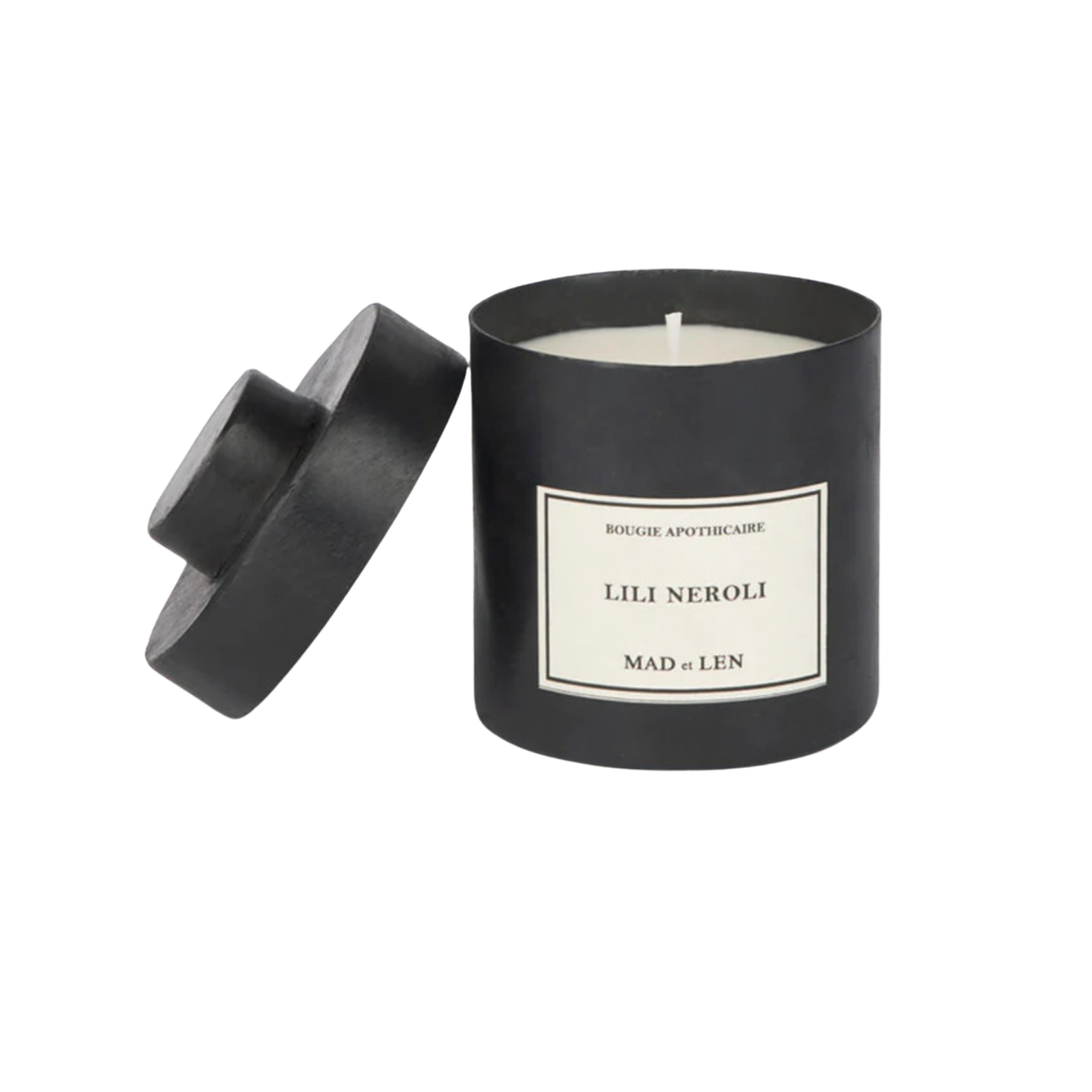 MAD ET LEN I SCENTED CANDLES LILI NEROLI, BLACK WAX I $145.00