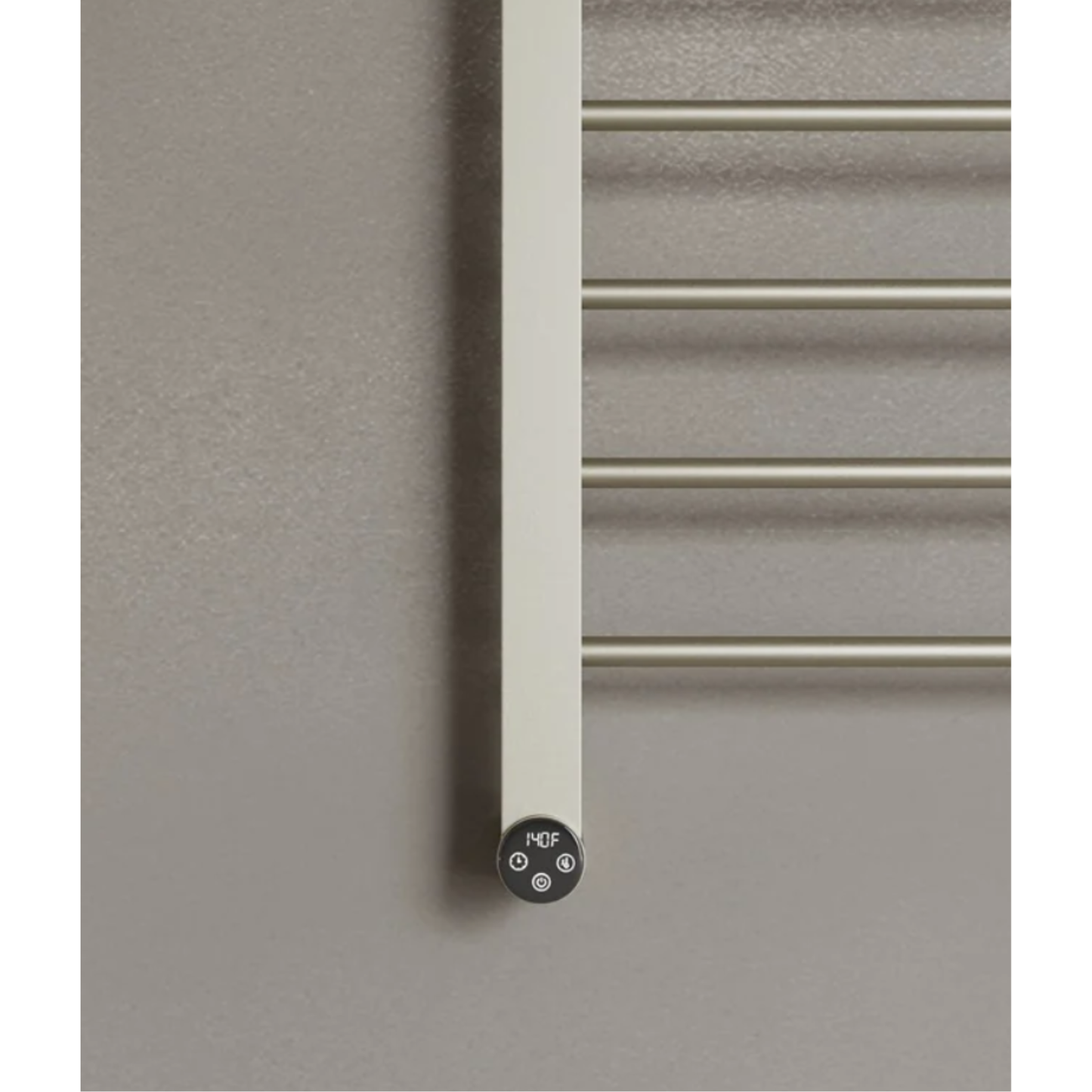 ELEMENTO BATH | WALL-MOUNTED 10 ROD HEATED TOWEL RACK WITH DIGITAL DISPLAY | $696.47 - $787.59