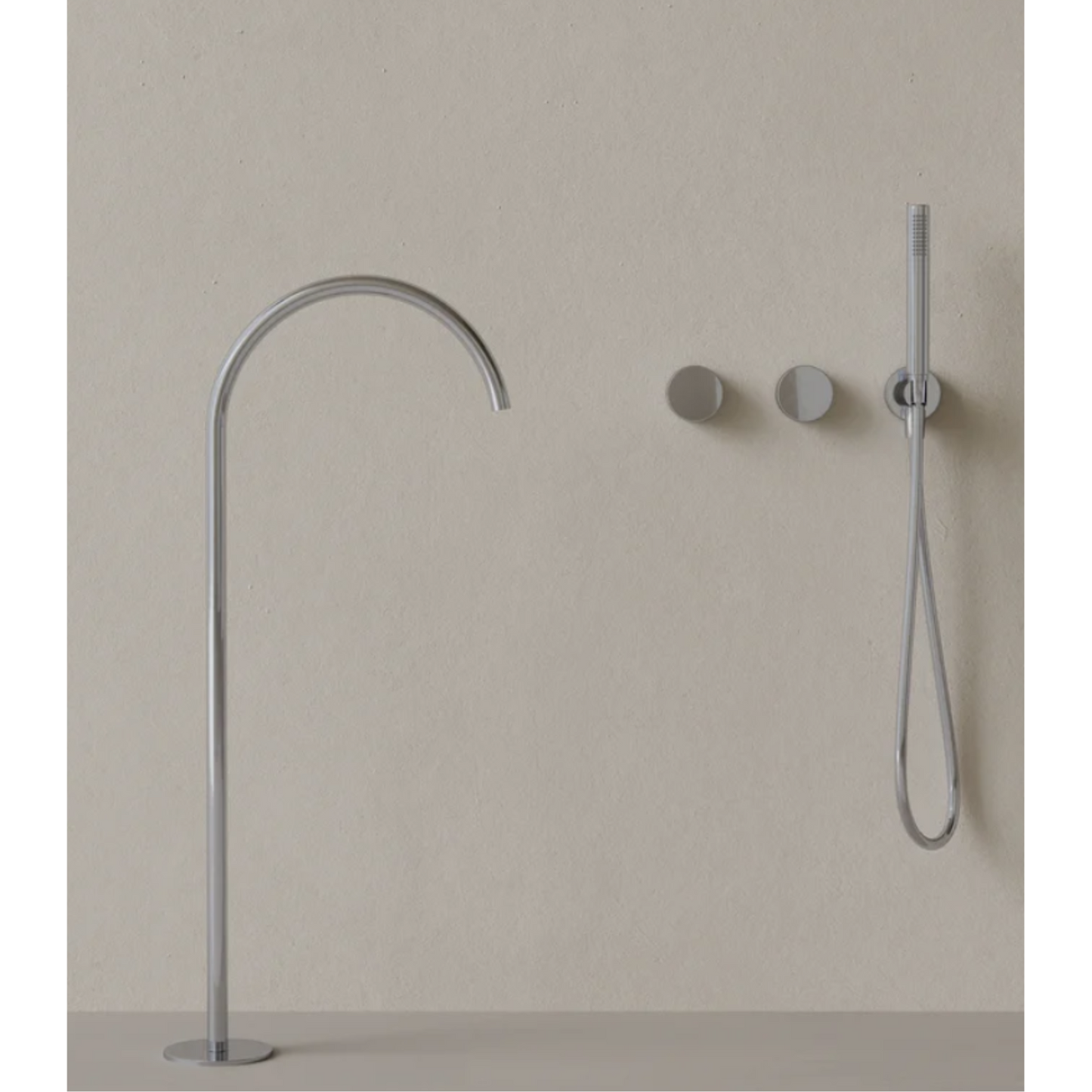 ELEMENTO BATH | ARC FLOOR-MOUNTED BATHTUB FILLER | $2,270.55