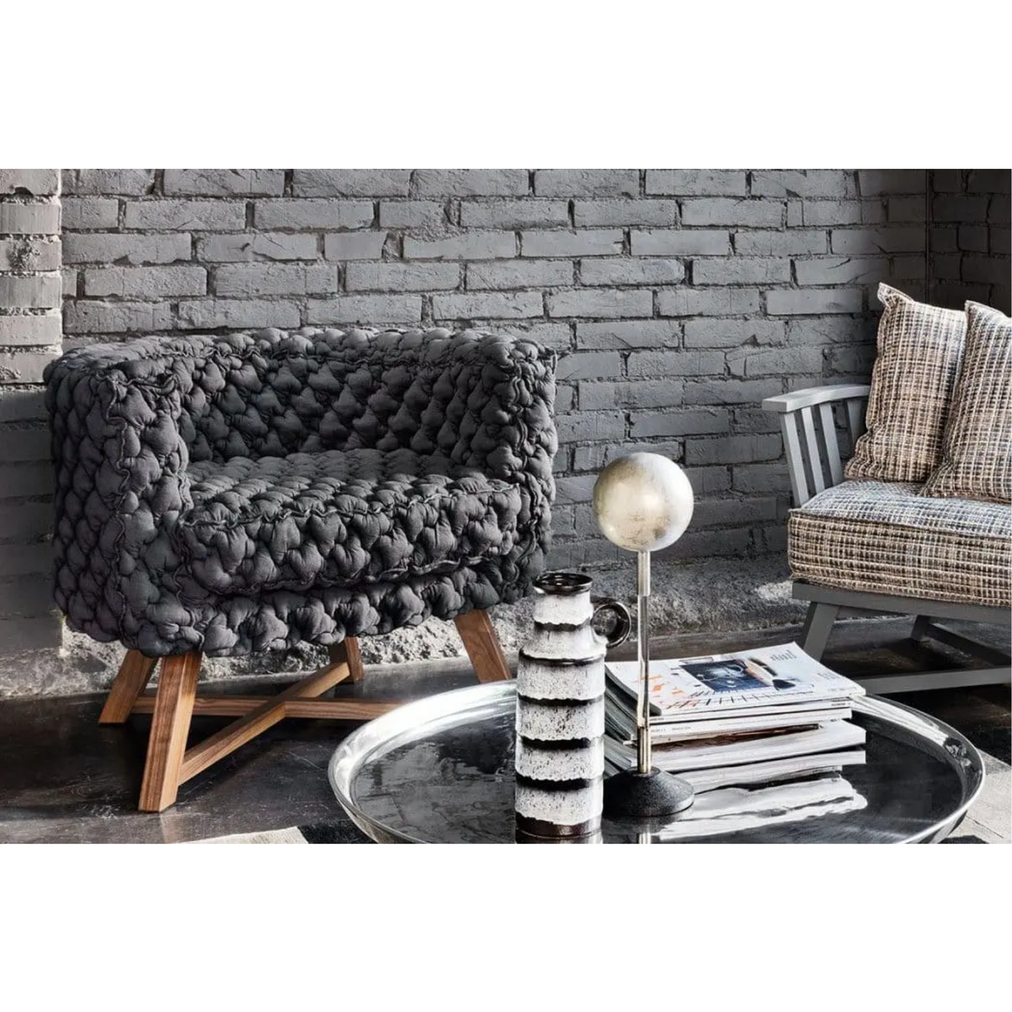 GERVASONI | GRAY 08 ARMCHAIR | $2,200.00