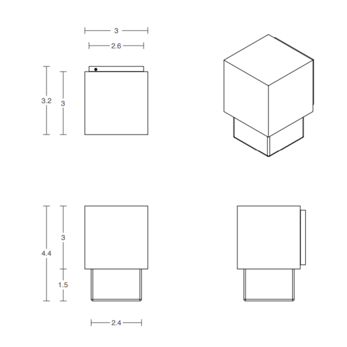 ARTICOLO | CUBO WALL SCONCE