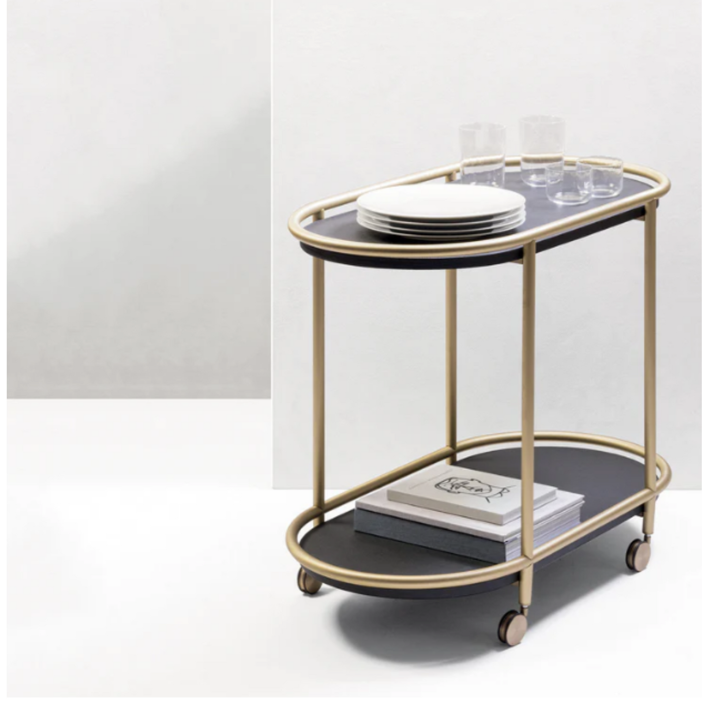 GIOBAGNARA | ARCADE OVAL SERVING TABLE | $ 2,880.00