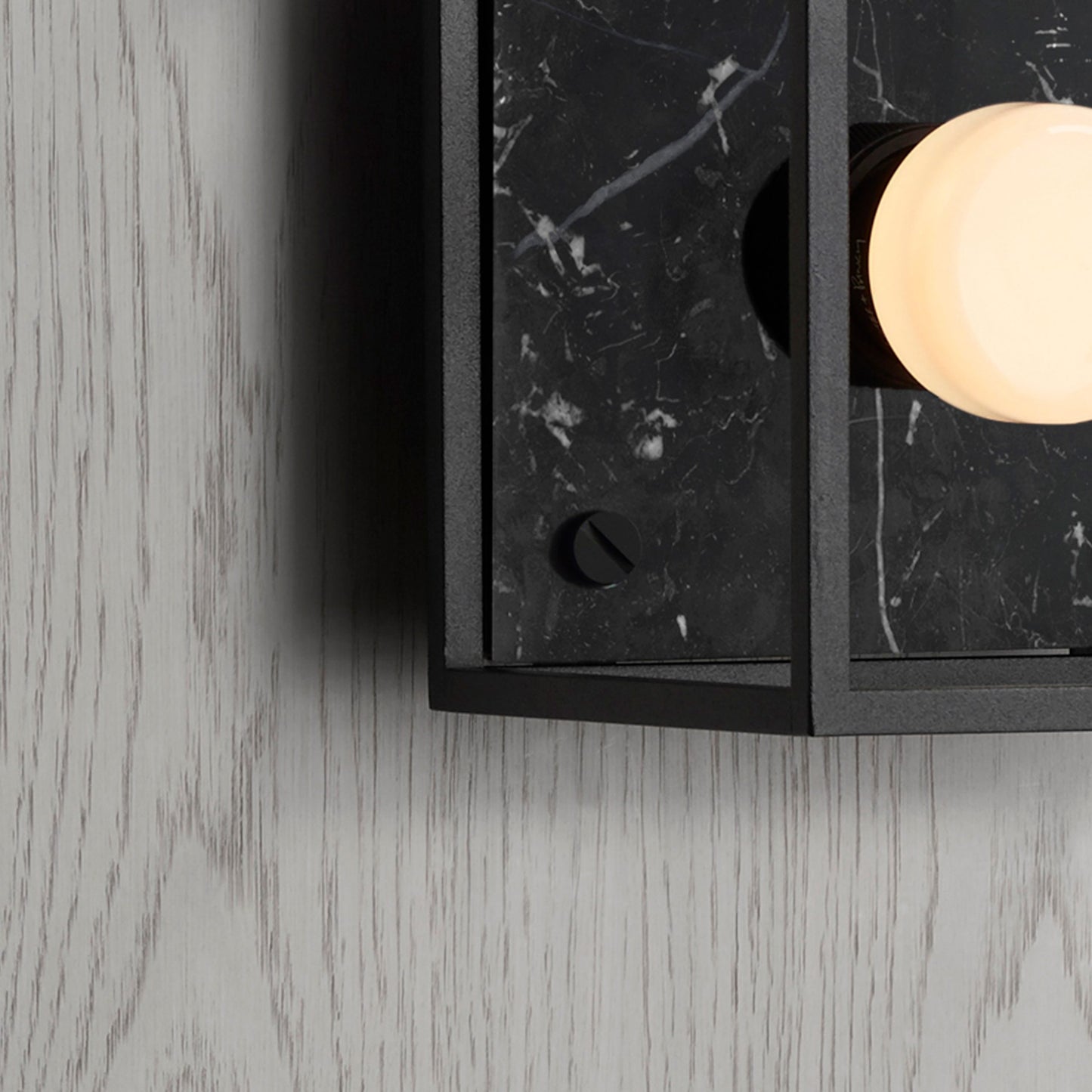 BUSTER AND PUNCH | SMALL CAGE LIGHT BLACK MARBLE - $595