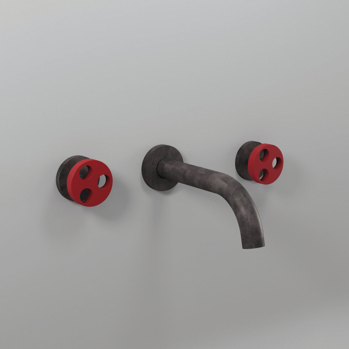 Bongio Bowling 3-Hole Wall Basin Mixer 186mm