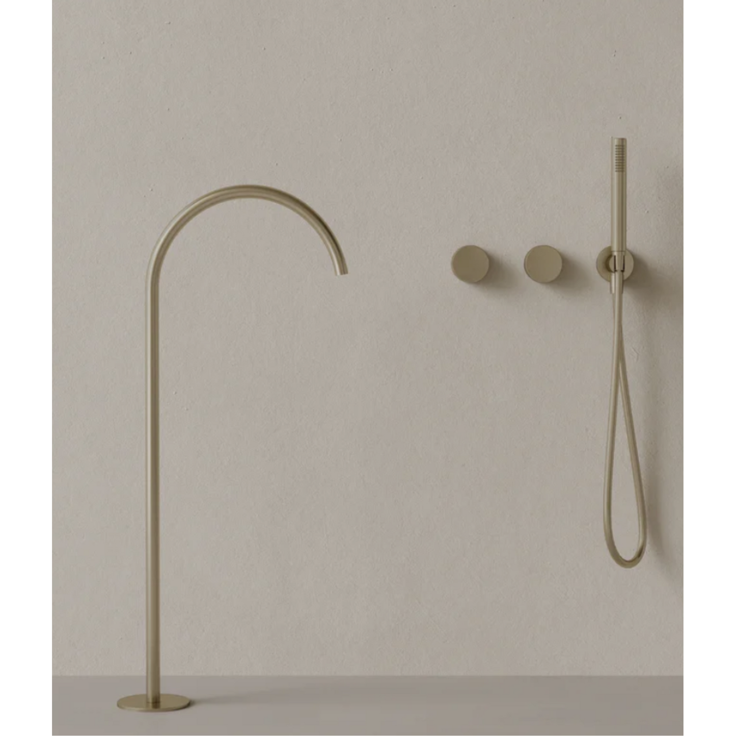 ELEMENTO BATH | ARC FLOOR-MOUNTED BATHTUB FILLER | $2,270.55