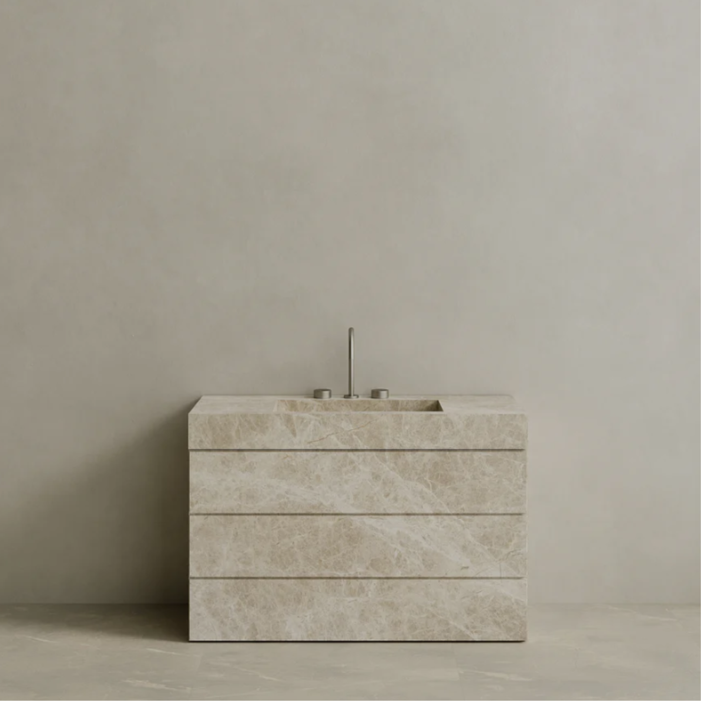 ELEMENTO BATH | SINGLE SINK FREESTANDING MARBLE VANITY WITH DRAWERS | $5,081.60 - $9,792.00