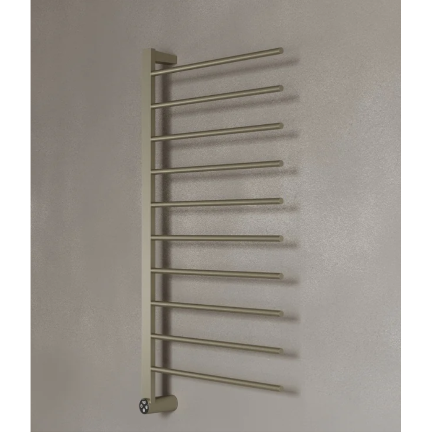 ELEMENTO BATH | WALL-MOUNTED 10 ROD HEATED TOWEL RACK WITH DIGITAL DISPLAY | $696.47 - $787.59