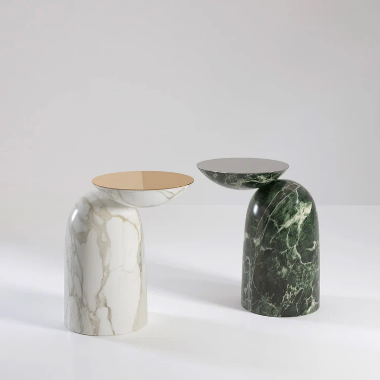SECOLO | PINGU CALACATTA MARBLE SIDE TABLE | $8,380