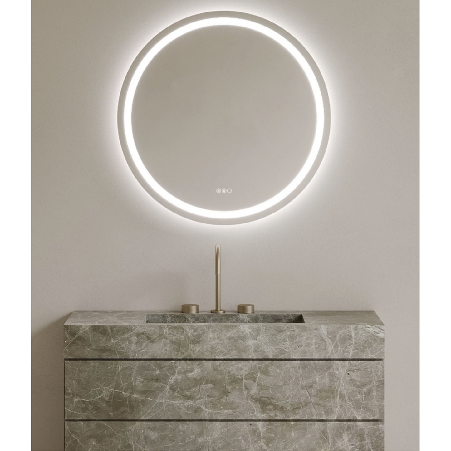 ELEMENTO BATH | 36" ROUNDED LED MIRROR | $379.00