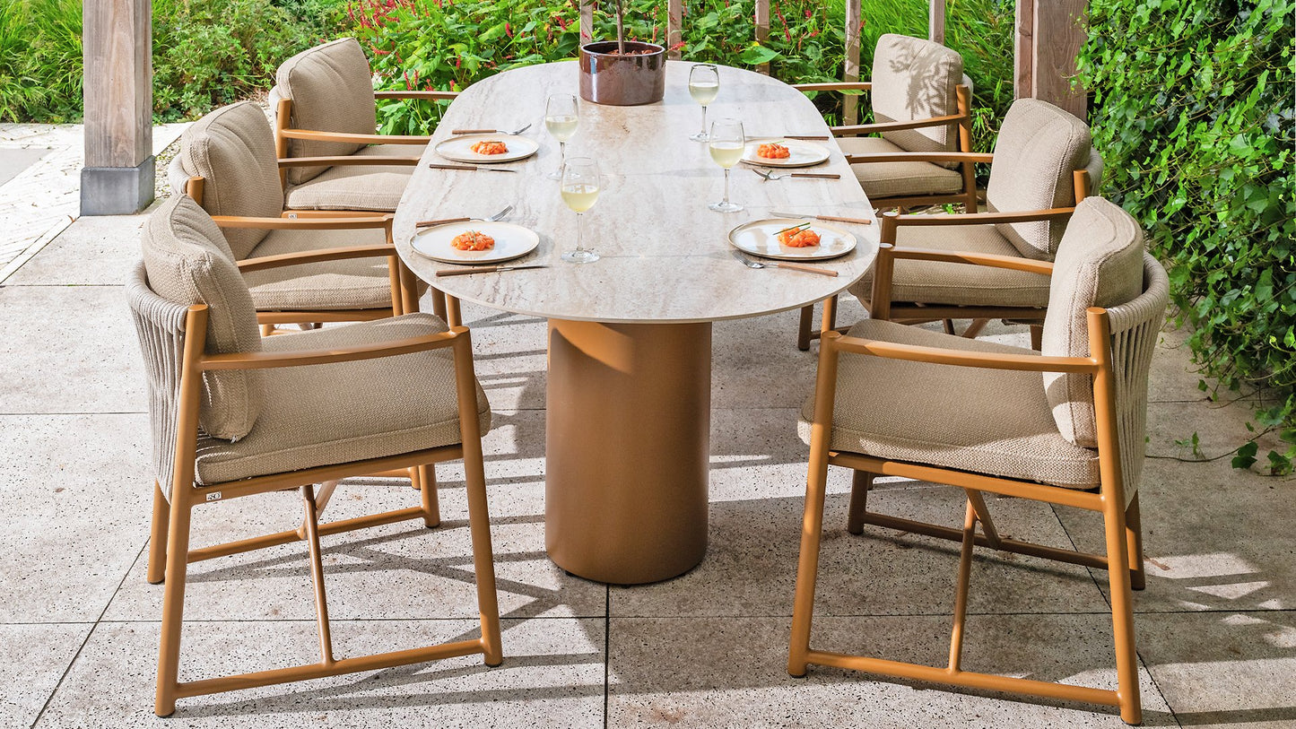 4 SEASONS OUTDOOR | MARINA DINING CHAIR | SET OF 2 | $2,792.00