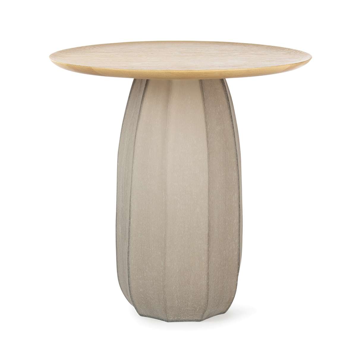 KOONAM TABLE TALL wood european oak/glass smokegrey $1,580.00