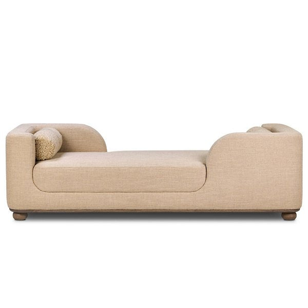 Bilbury Chaise by Four Hands - Beige Shearling