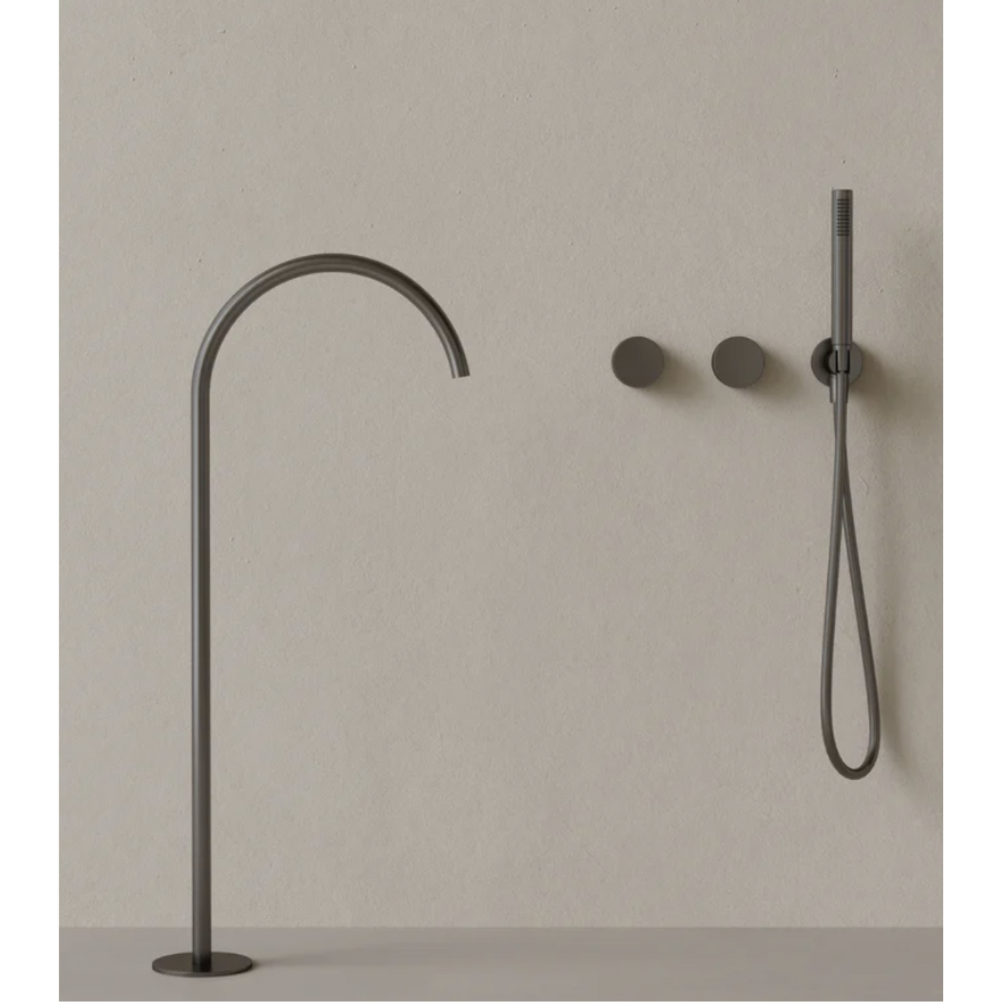 ELEMENTO BATH | ARC FLOOR-MOUNTED BATHTUB FILLER | $2,270.55