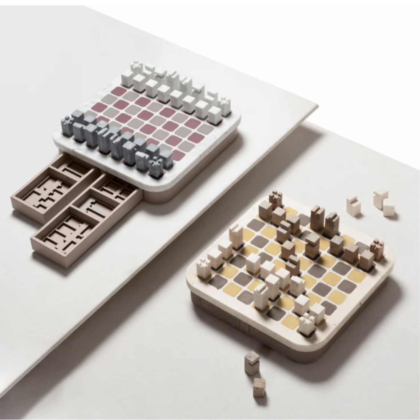 GIOBAGNARA | DELOS MARBLE CHESS SET | $ 2,835.00