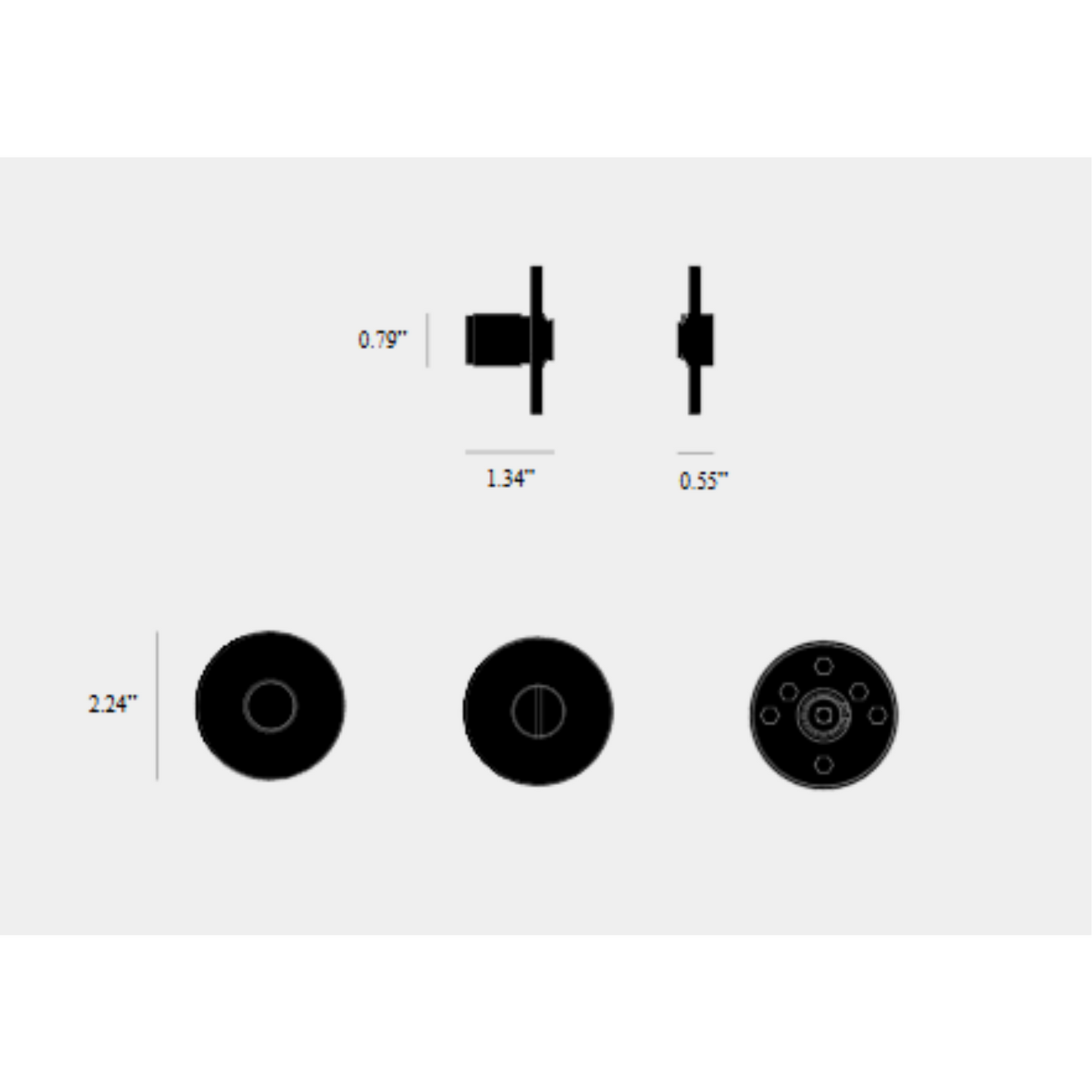 BUSTER AND PUNCH | THUMBTURN LOCK - CROSS |