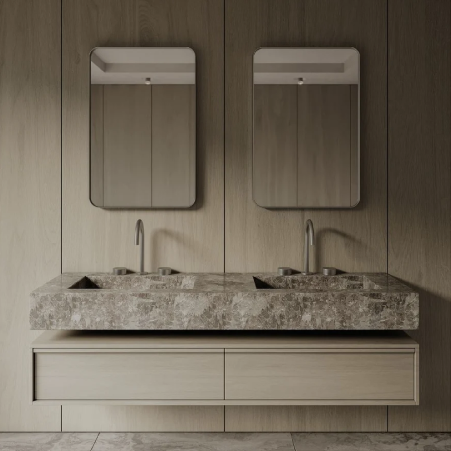 ELEMENTO BATH | 24" x 36" RECTANGULAR METAL FRAME MIRROR | $279.00