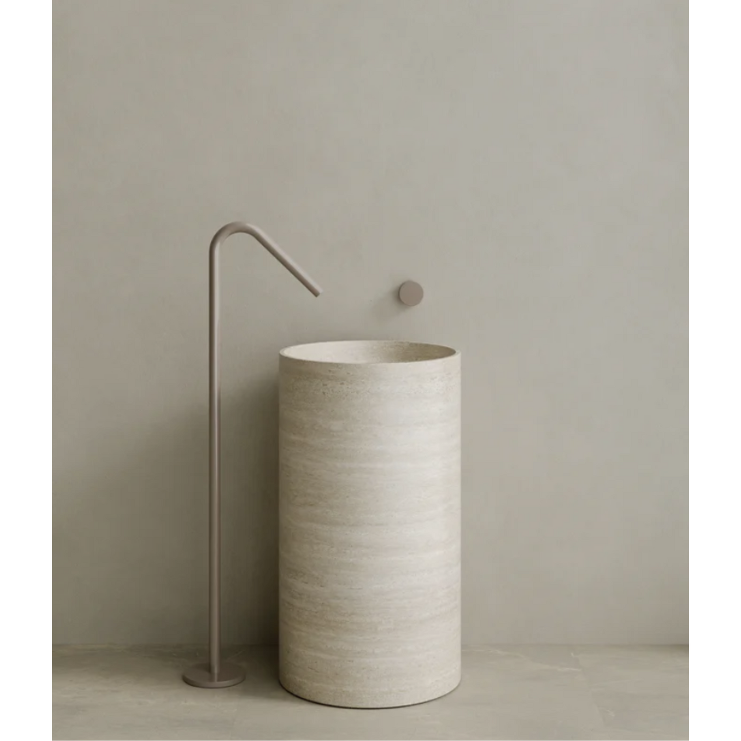 ELEMENTO BATH | ORBITA STONE PEDESTAL SINK | $5,349.30 - $10,945.00