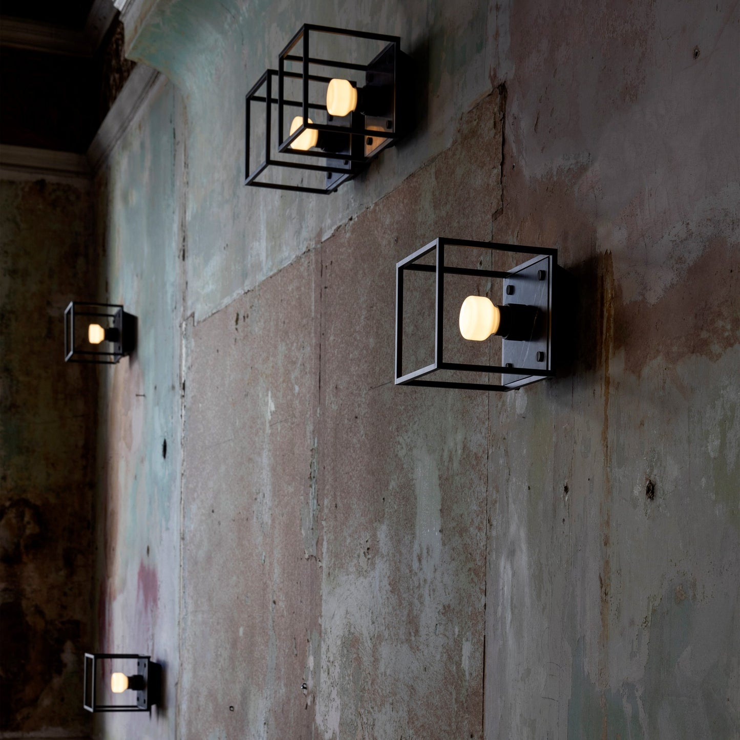 BUSTER AND PUNCH | SMALL CAGE LIGHT BLACK MARBLE - $595