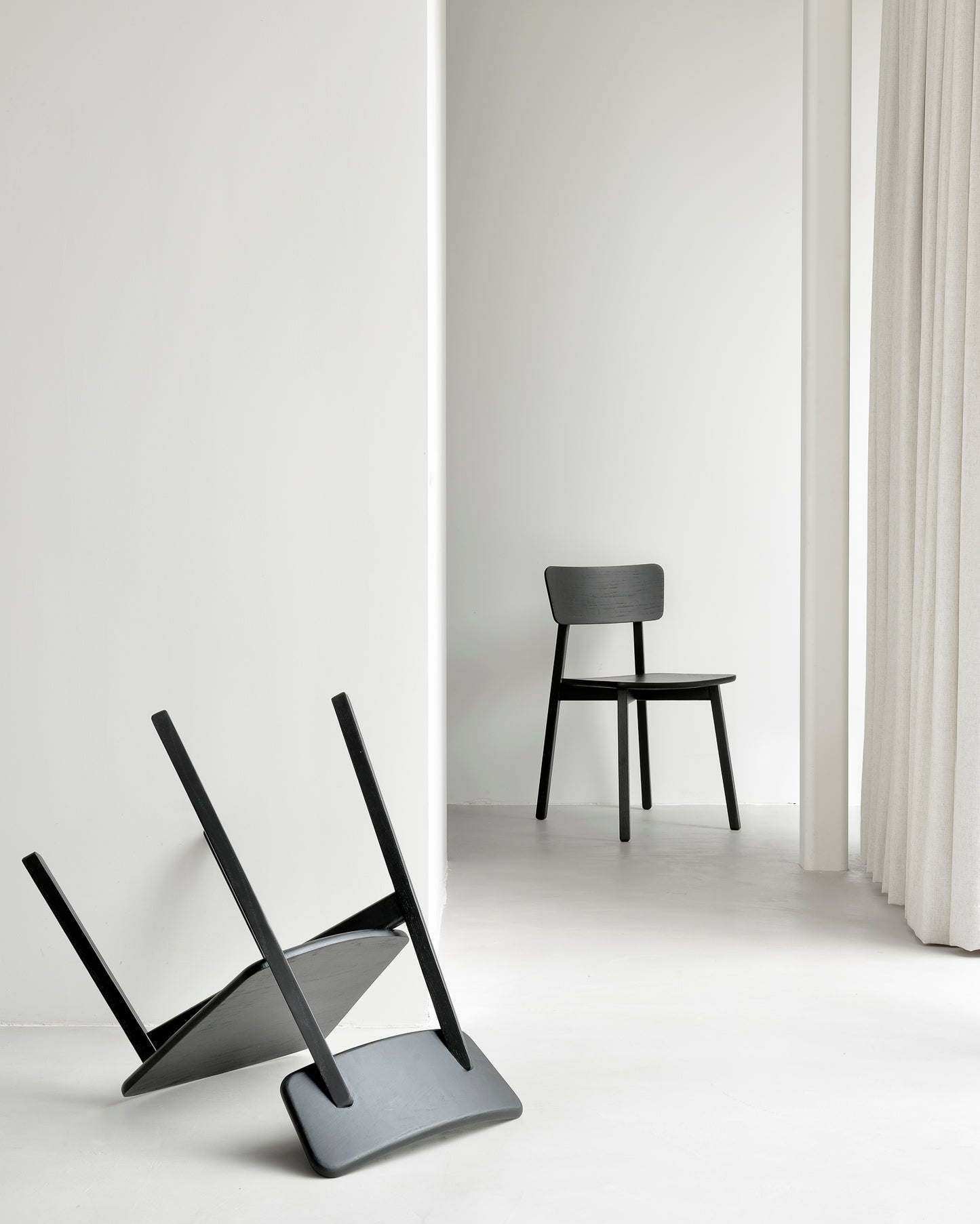 ETHNICRAFT CASALE DINING CHAIR - OAK BLACK | $669.00