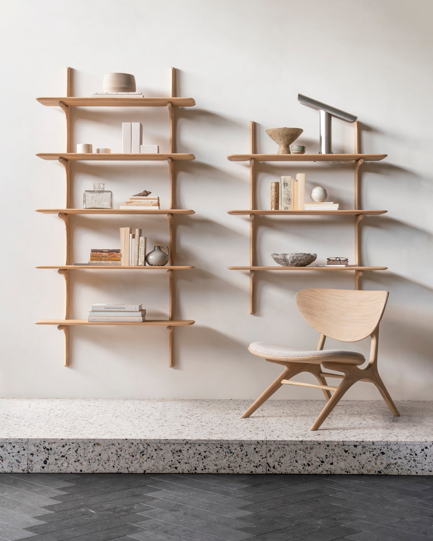 ETHNICRAFT PI WALL SHELF - OAK | $939.00 - $2,339.00