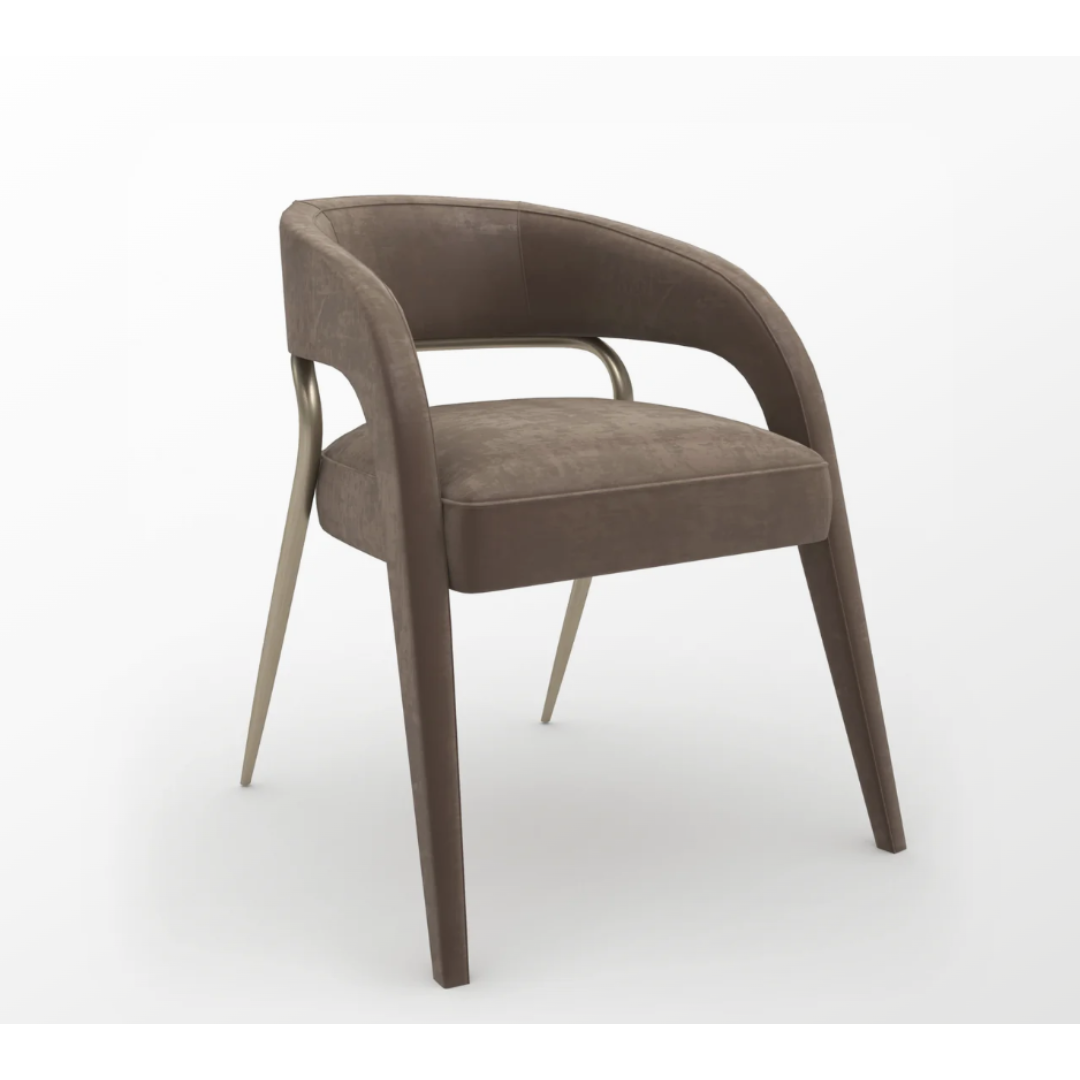 CARACOLE | GAZELLE DINING CHAIR - MINK | $2,545.00