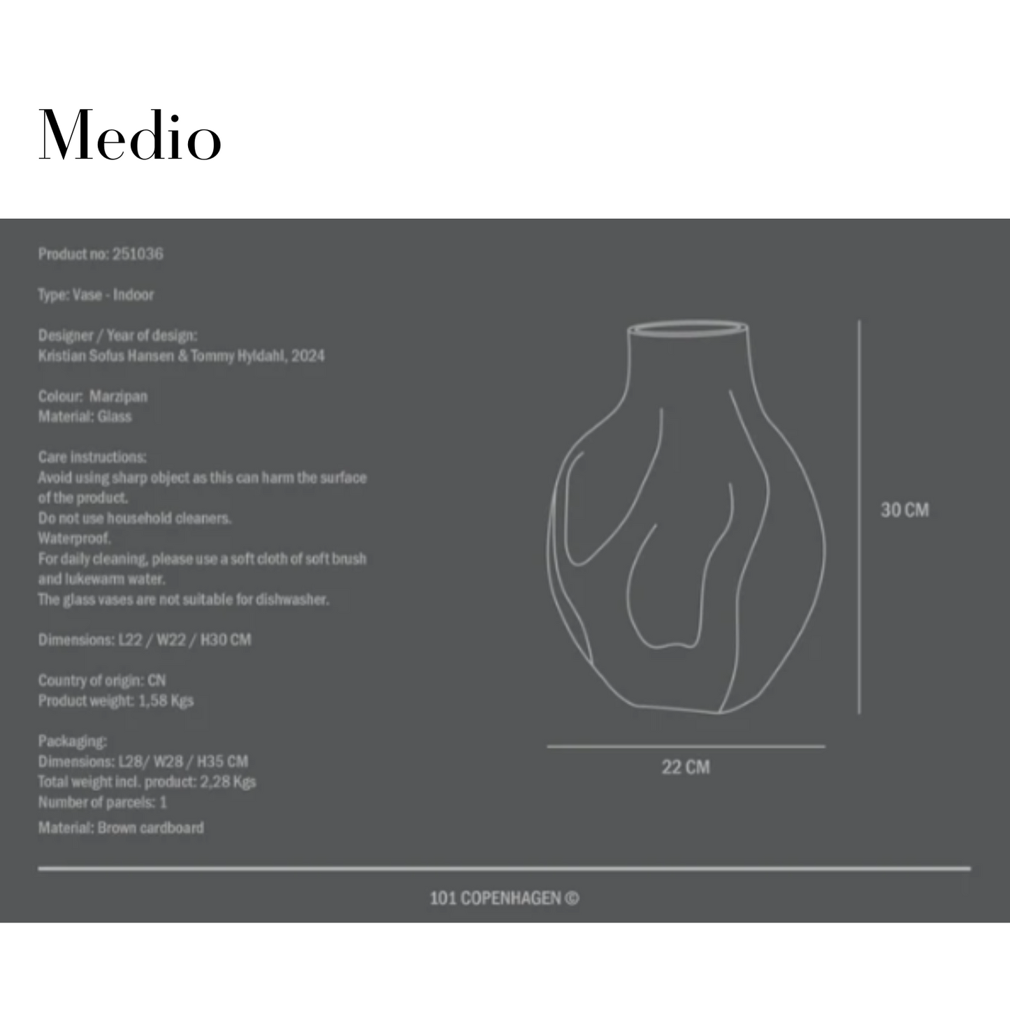 BAKKU VASE SMOKED FOREST I $125.00 - $425.00