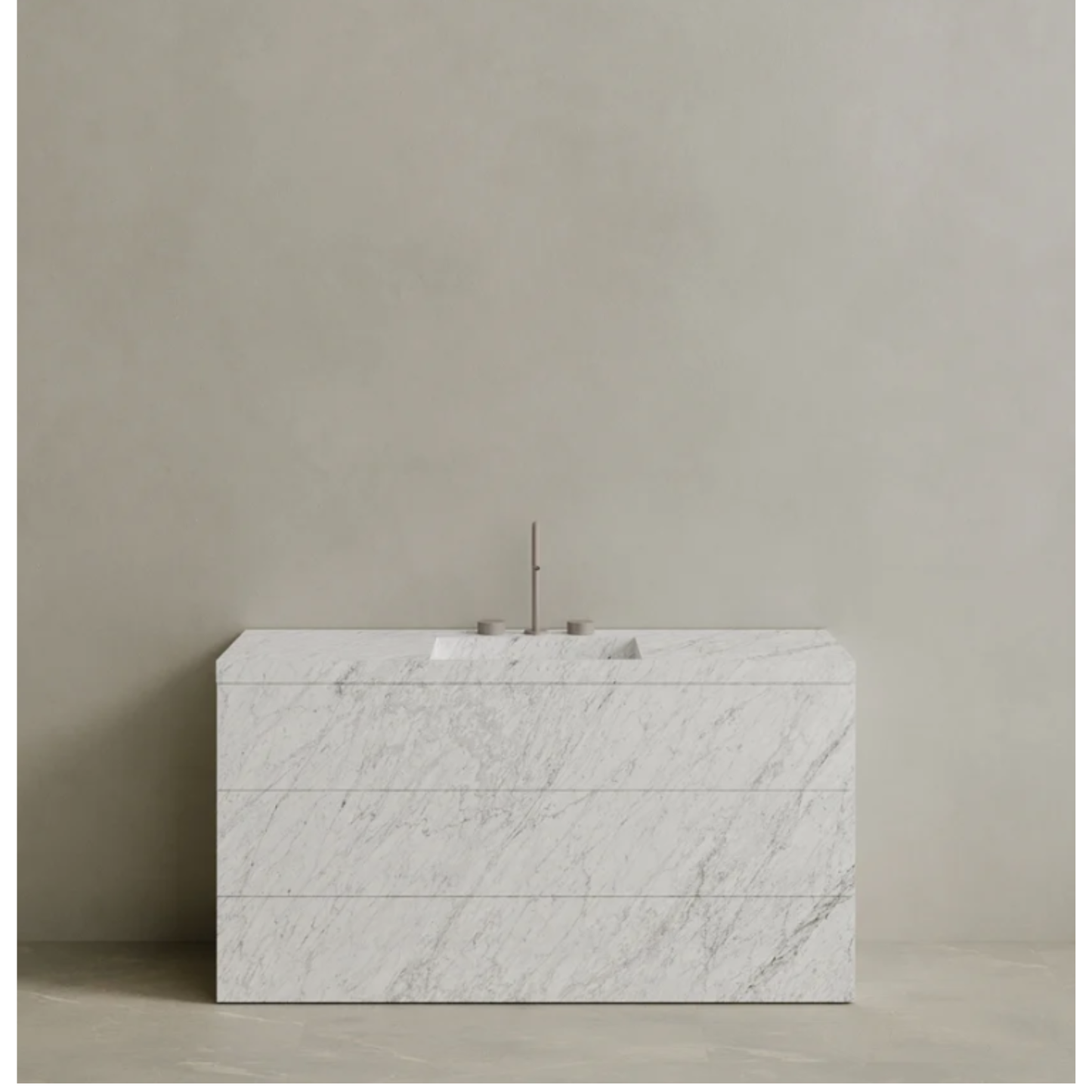 ELEMENTO BATH | SINGLE SINK FREESTANDING MARBLE VANITY | $5,816.00 - $11,520.00