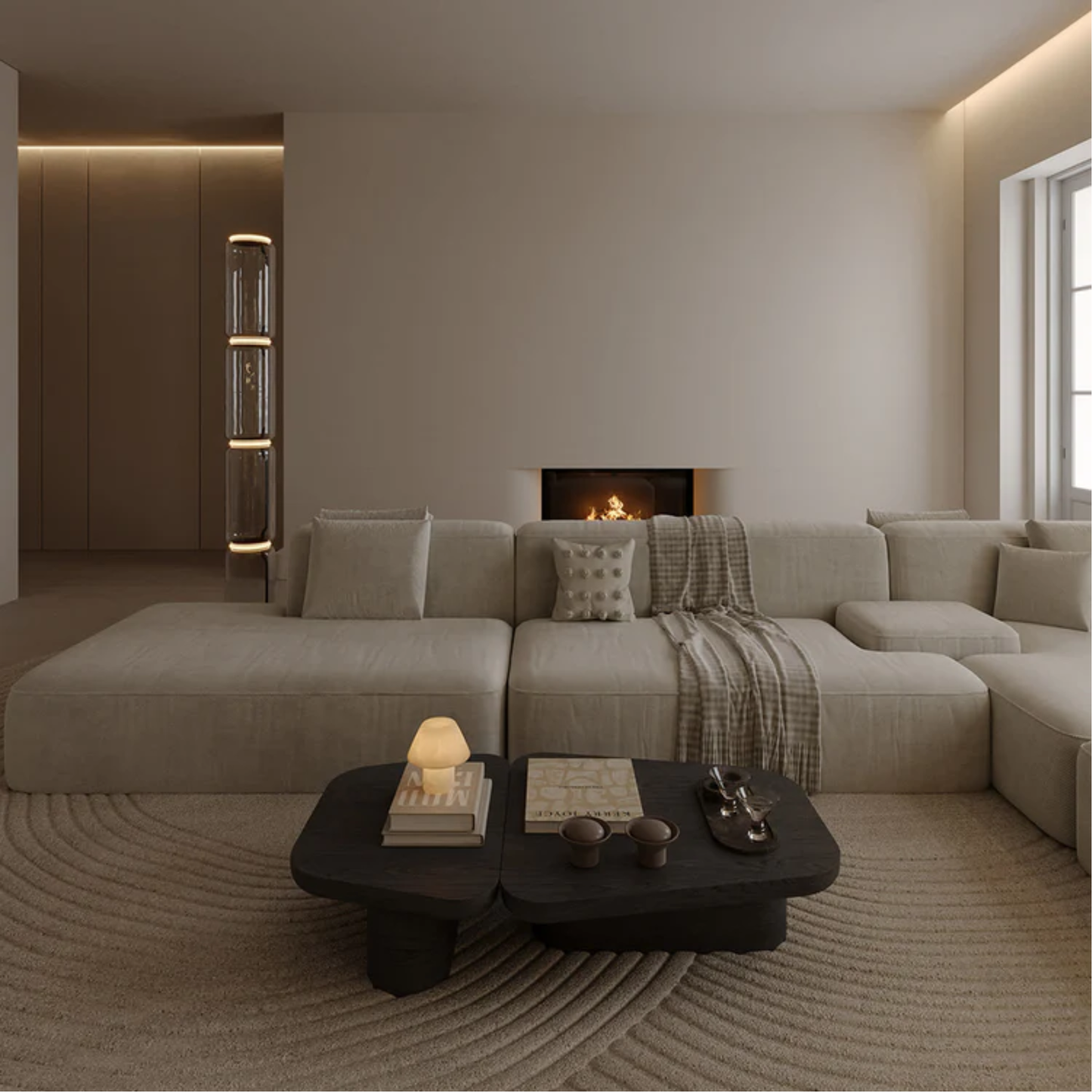 SECOLO | PANGEA DARK WALNUT COFFEE TABLE | $7,640