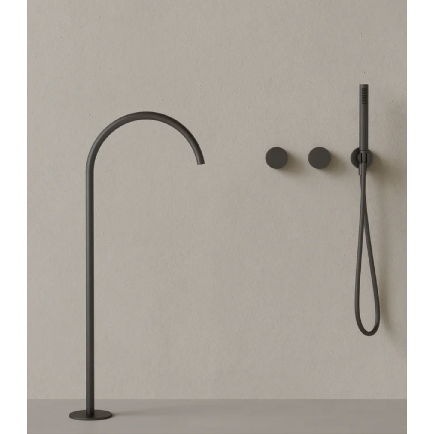 ELEMENTO BATH | ARC FLOOR-MOUNTED BATHTUB FILLER | $2,270.55