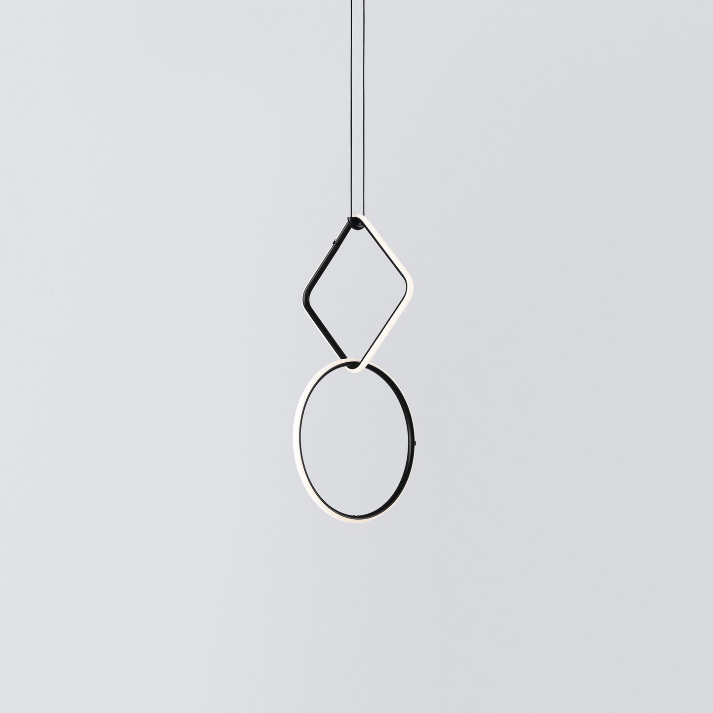 FLOS | ARRANGMENTS SMALL SQUARE TWO PENDANT SMALL CIRCLE LIGHT | $5,920.00