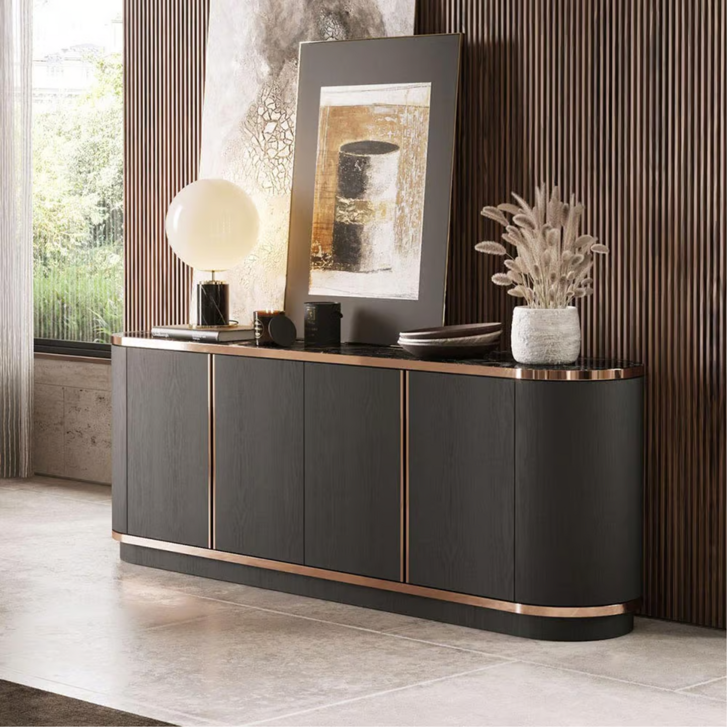 BROWN SIDEBOARD | $26,198.00 - $27,540.00