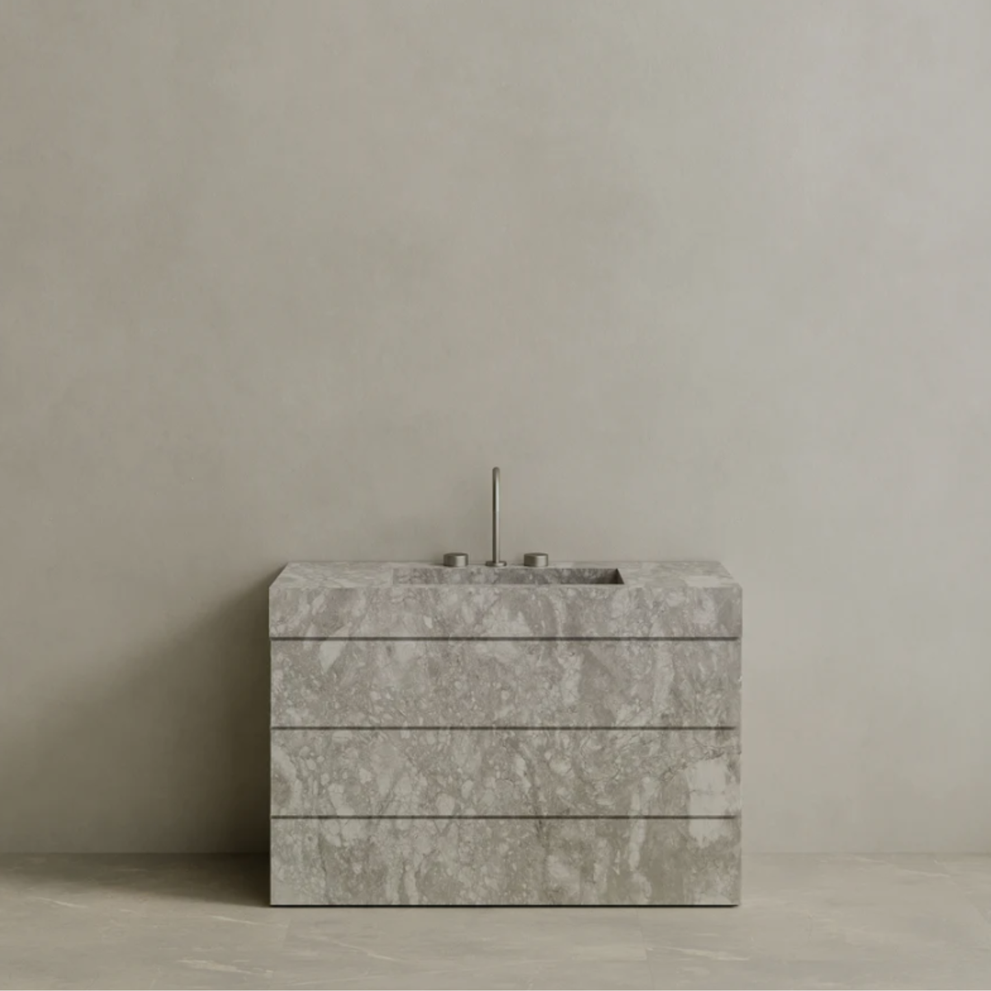 ELEMENTO BATH | SINGLE SINK FREESTANDING MARBLE VANITY WITH DRAWERS | $5,081.60 - $9,792.00