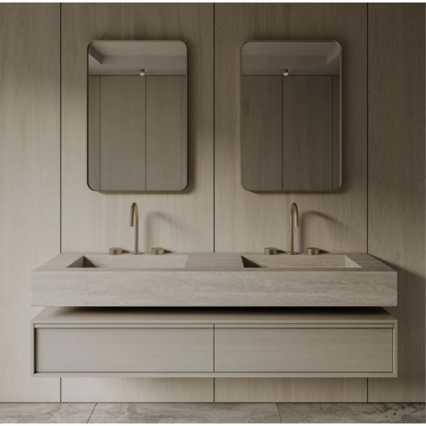 ELEMENTO BATH | 24" x 36" RECTANGULAR METAL FRAME MIRROR | $279.00
