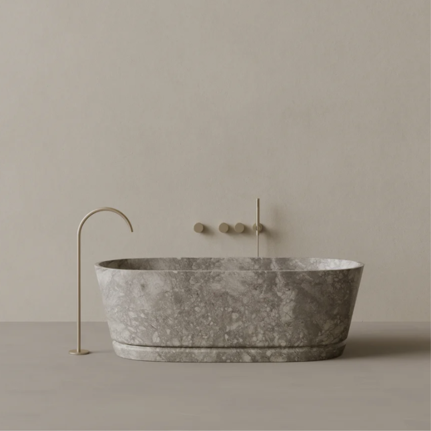 ELEMENTO BATH | 67" x 30" OVAL STONE BATHTUB | $10,326.00 - $37,764.00
