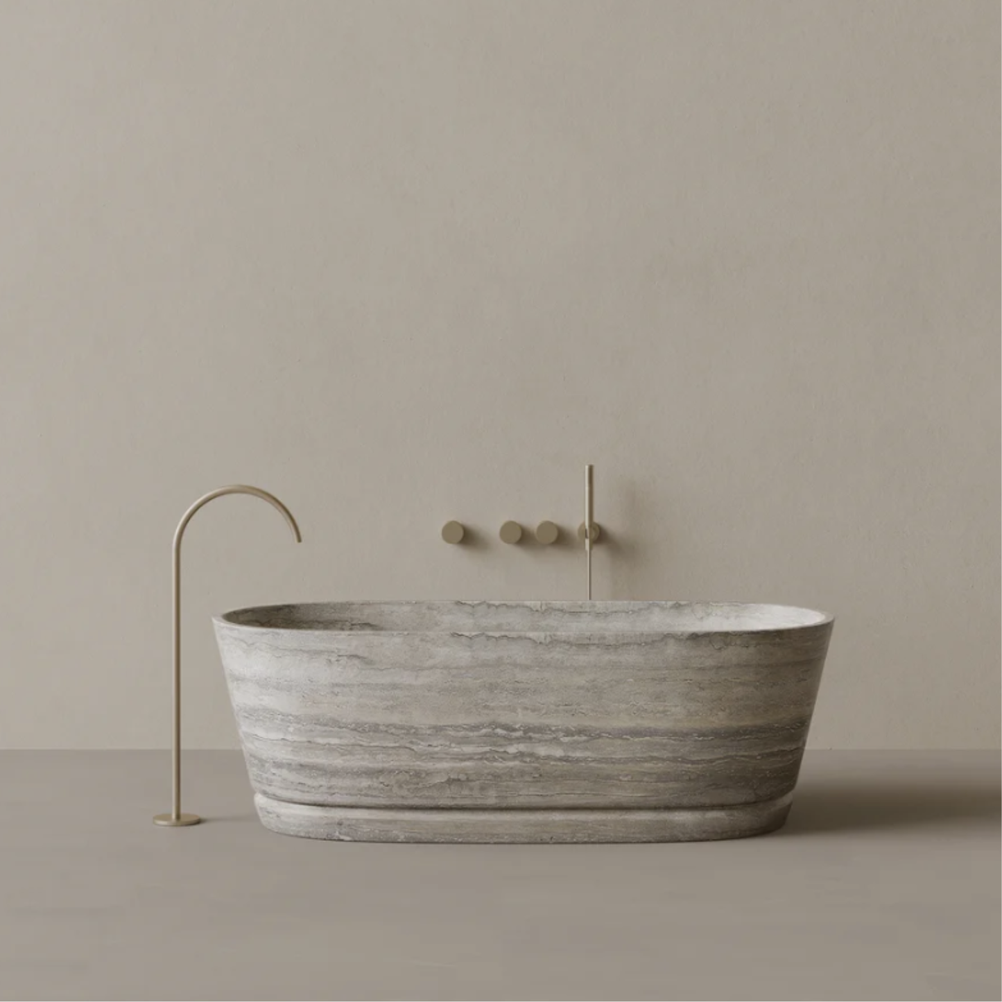 ELEMENTO BATH | 67" x 30" OVAL STONE BATHTUB | $10,326.00 - $37,764.00