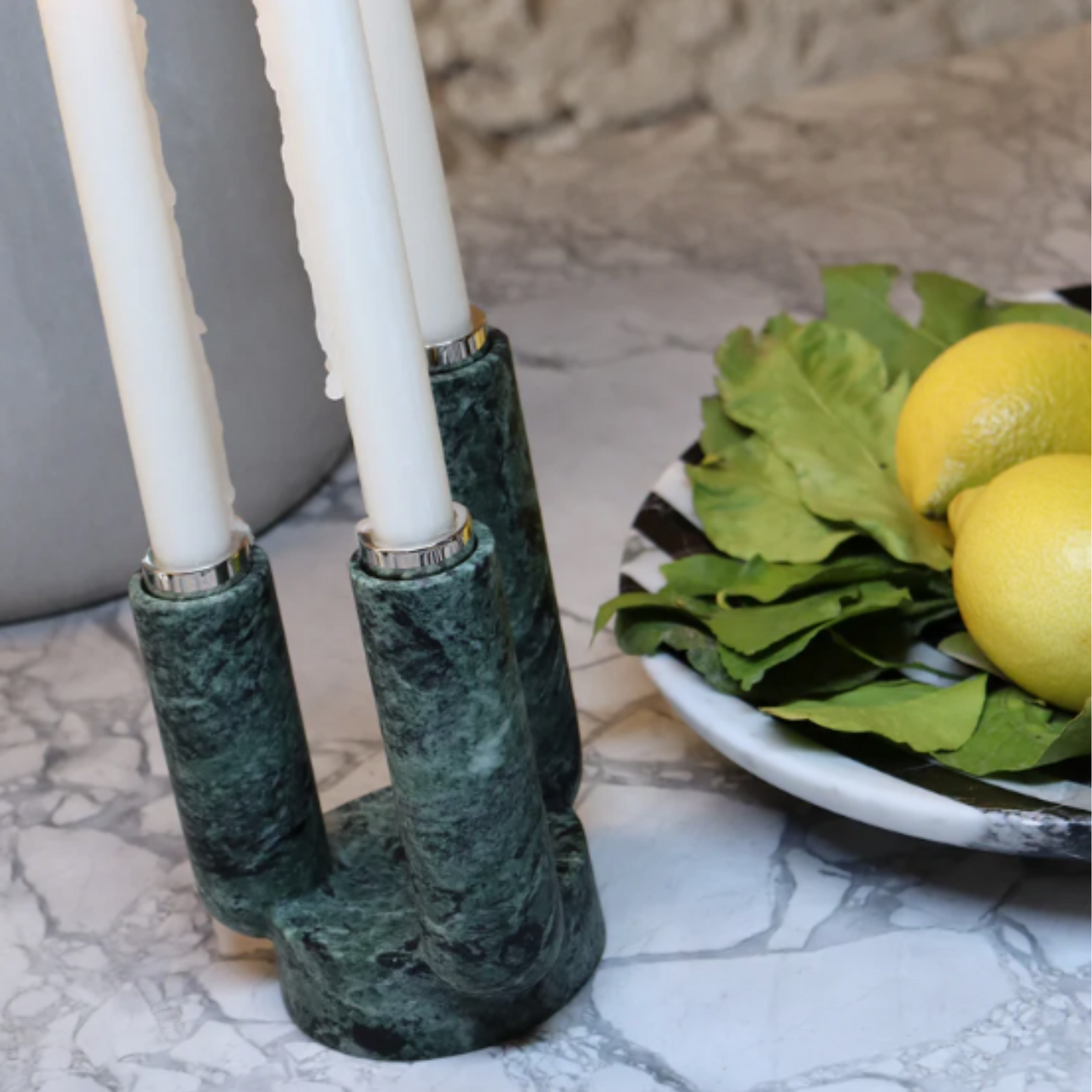 SPLENDIDO MARBLE CADLE HOLDER | $ 1,239.00