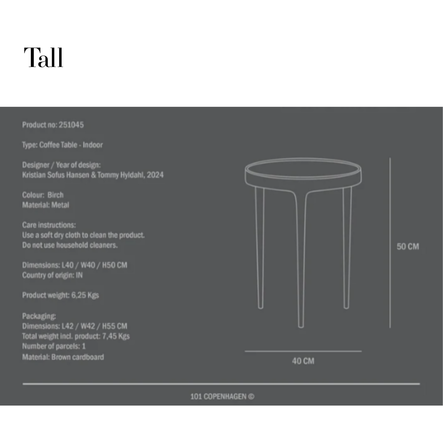 PHANTON TABLE I $545.00 -  $645.00