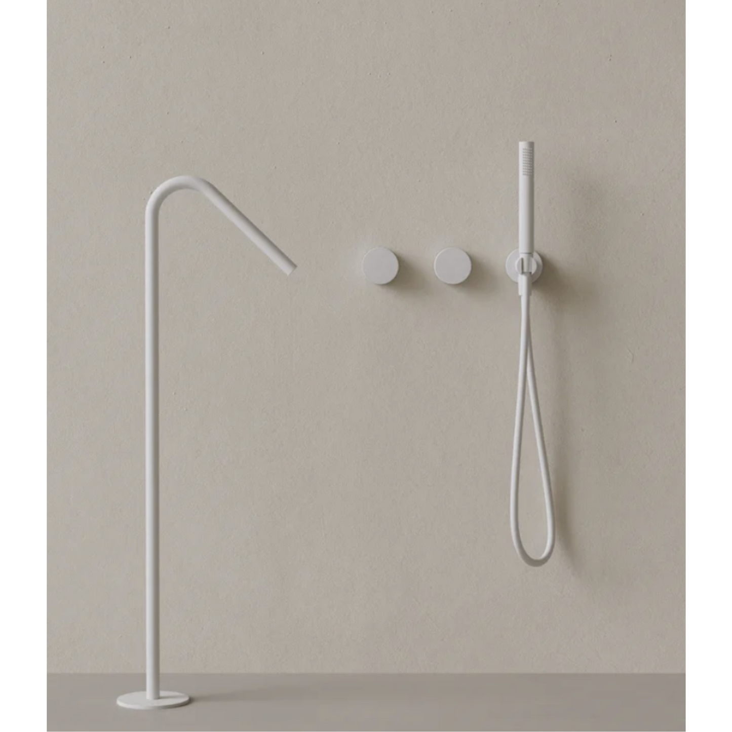 ELEMENTO BATH | ANGLED FLOOR MOUNTED BATHTUB FILLER | $2,270.55