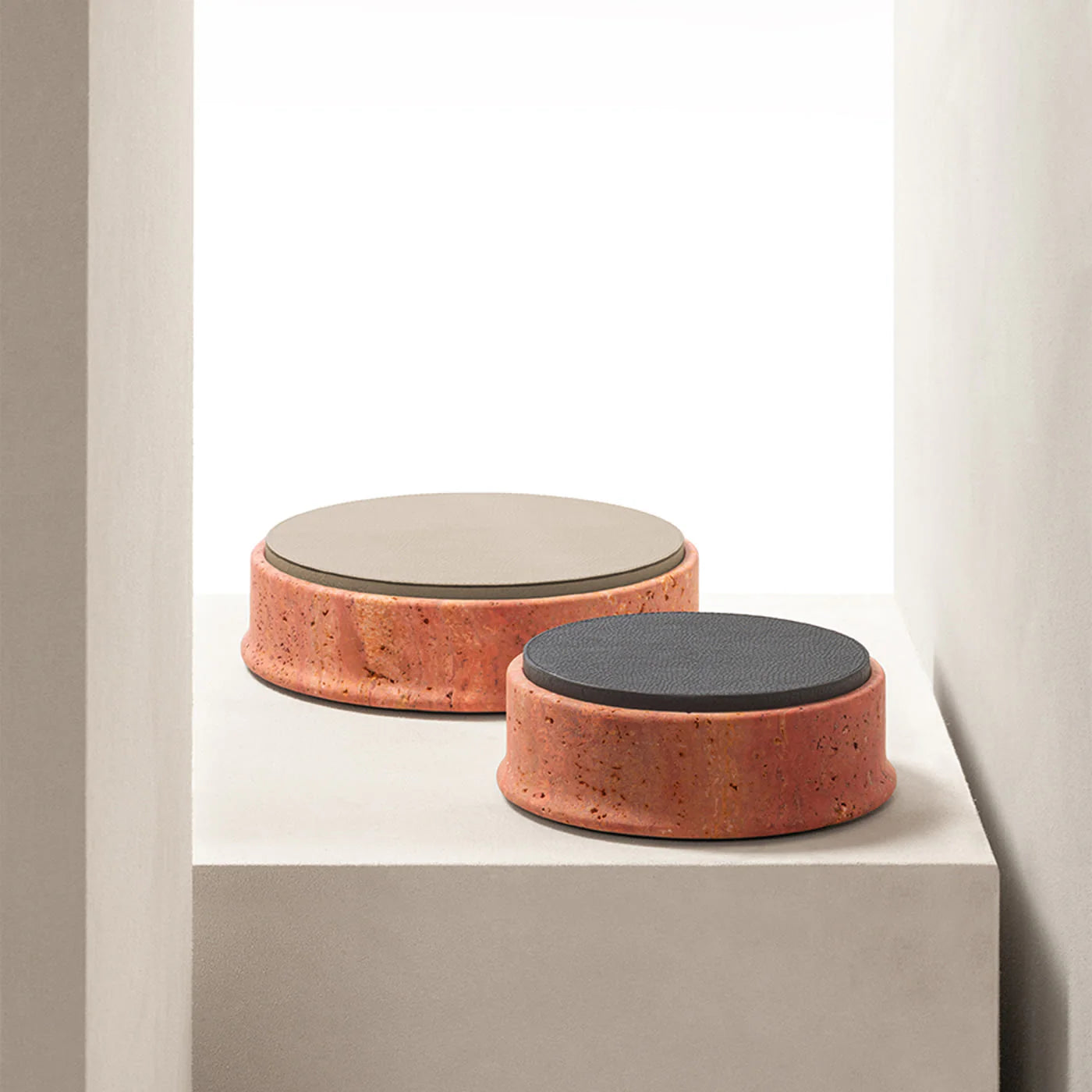 GIOBAGNARA | RODI MARBLE BOX ROUND LARGE | $915.00