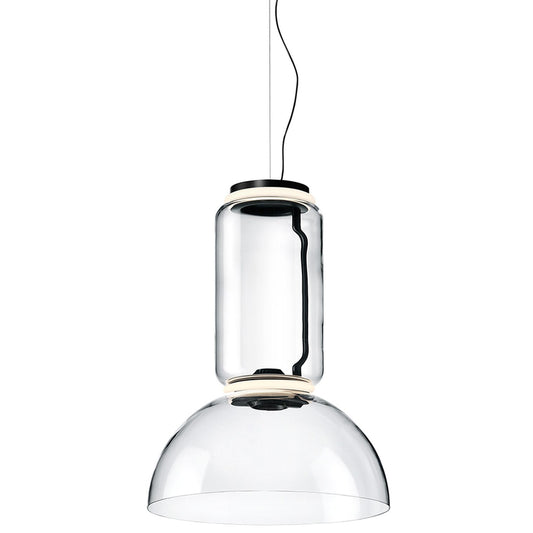 FLOS | NOCTAMBLUE LOW CYLINDER WITH BOWL PENDANT LIGHT | $10,680.00 - $19,720.00