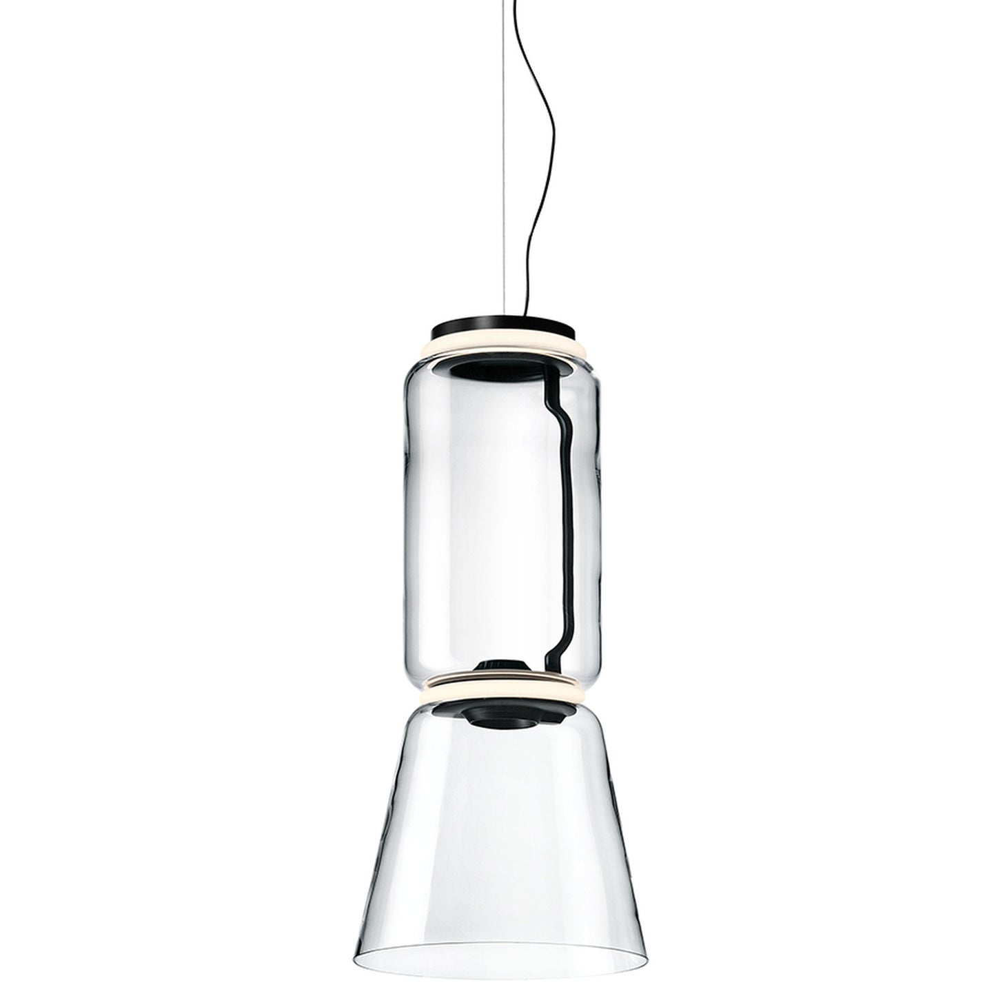 FLOS | NOCTAMBLUE LOW CYLINDER WITH CONE PENDANT LIGHT | $9,540.00 - $19,080.00